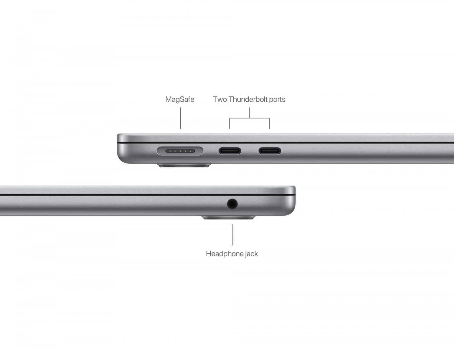 Apple MacBook Air 13.6" M3-chip, 8-core CPU, 8-core GPU, 16GB RAM, 256GB SSD Space Gray /MC8G4/ - зураг 5