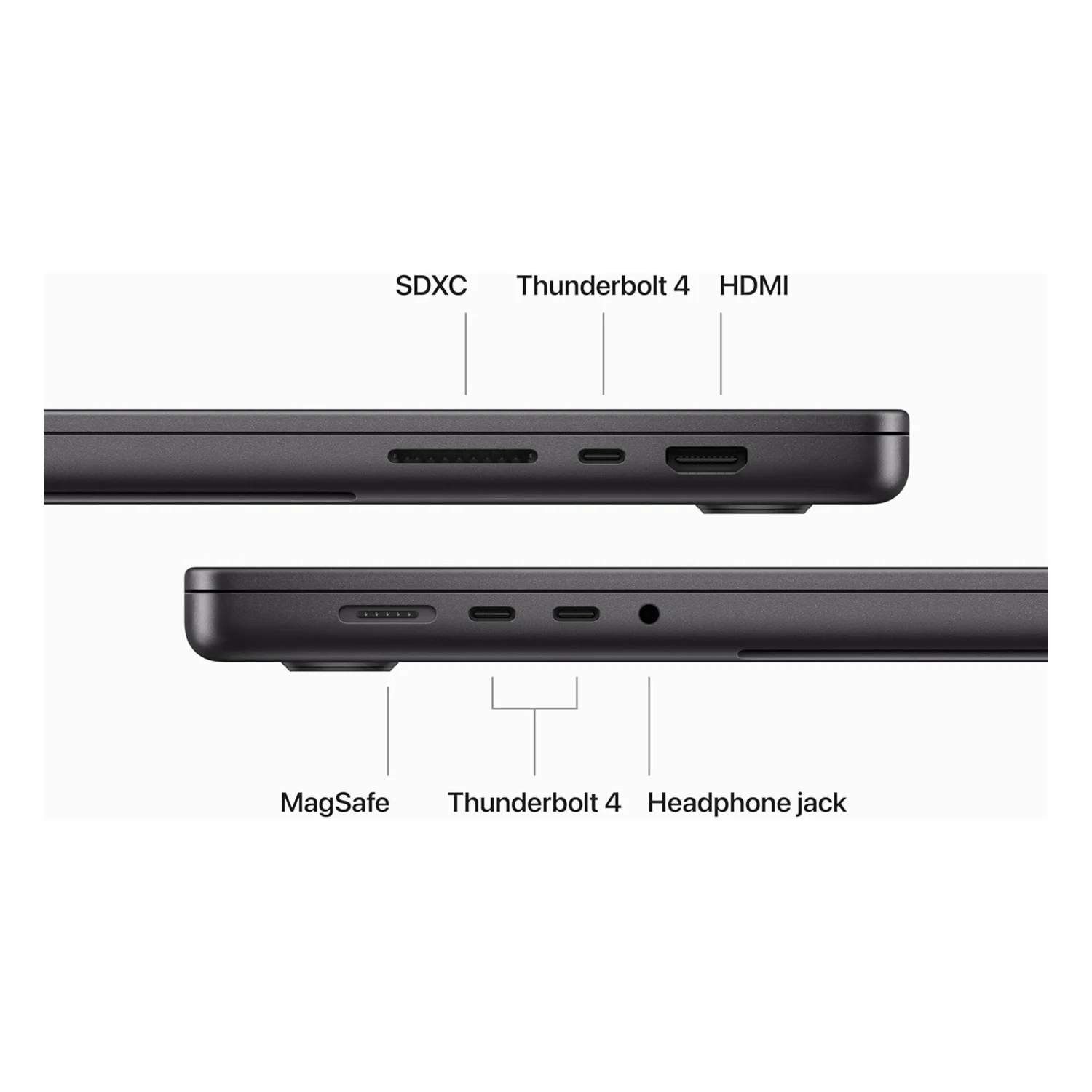 Apple MacBook Pro 16" M3 Pro Chip 12-Core CPU 18-Core GPU, 18GB RAM, 512GB SSD, Space Black /MRW13/ - зураг 5