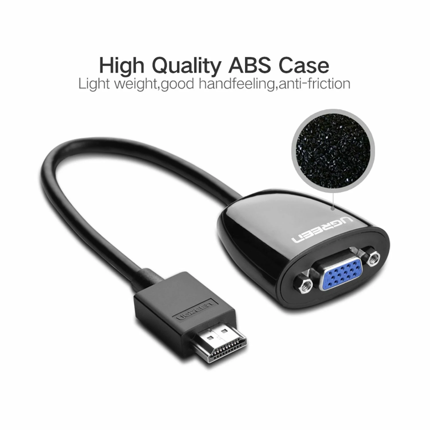 UGREEN HDMI Male to VGA Female Converter (40253) - зураг 3
