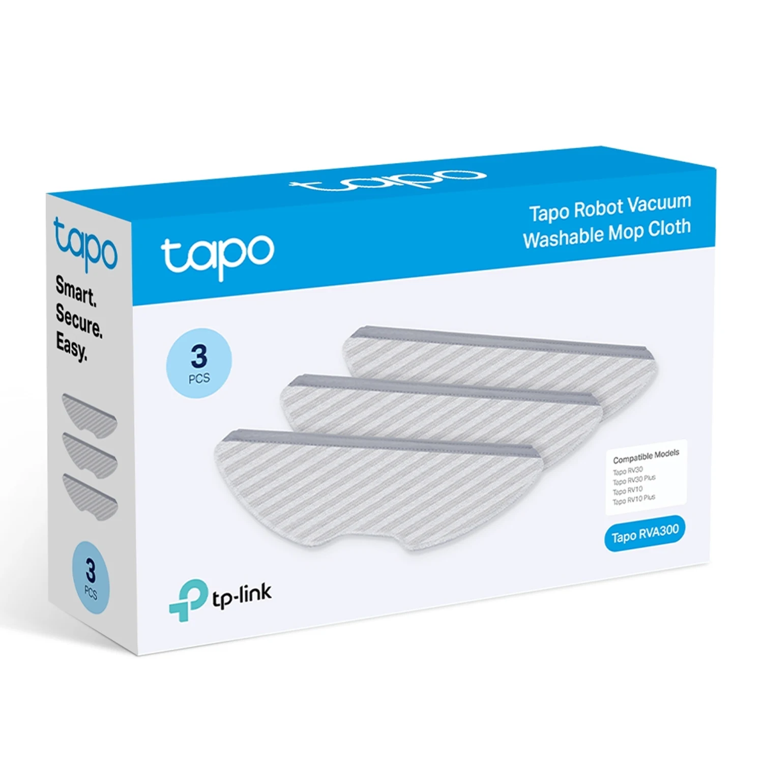 Tapo RVA300 Tapo Robot Vacuum Washable Mop Cloth - зураг 3