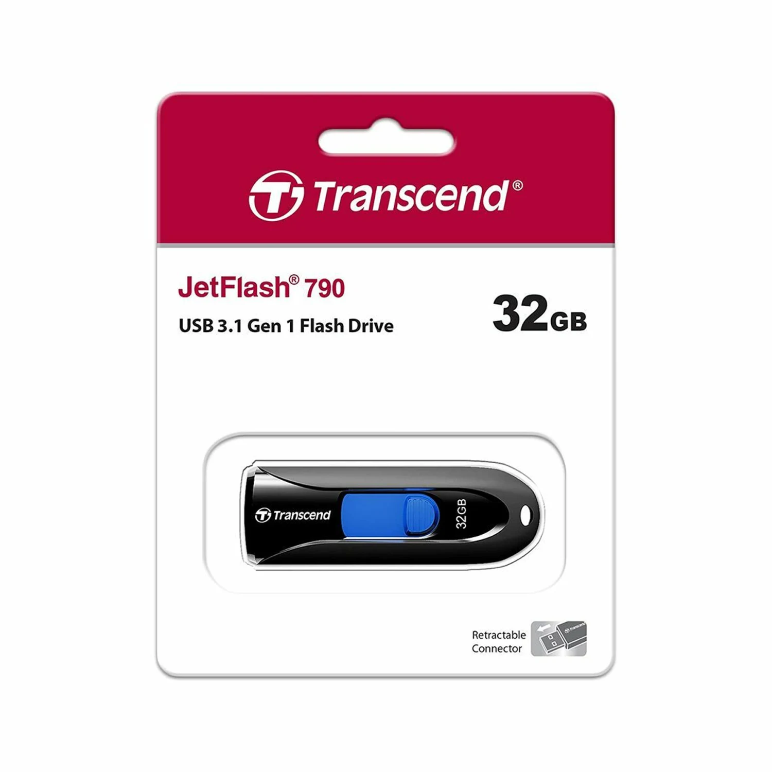 Transcend 32GB JetFlash 790 USB 3.1 Gen1 Flash Drive /TS32GJF790K/ - зураг 4