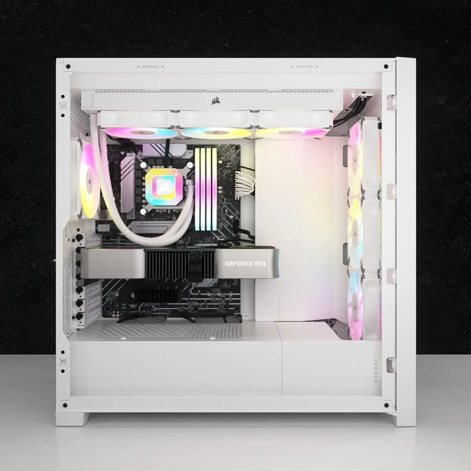 Corsair 5000D AIRFLOW Tempered Glass Mid-Tower ATX Case, White - зураг 2
