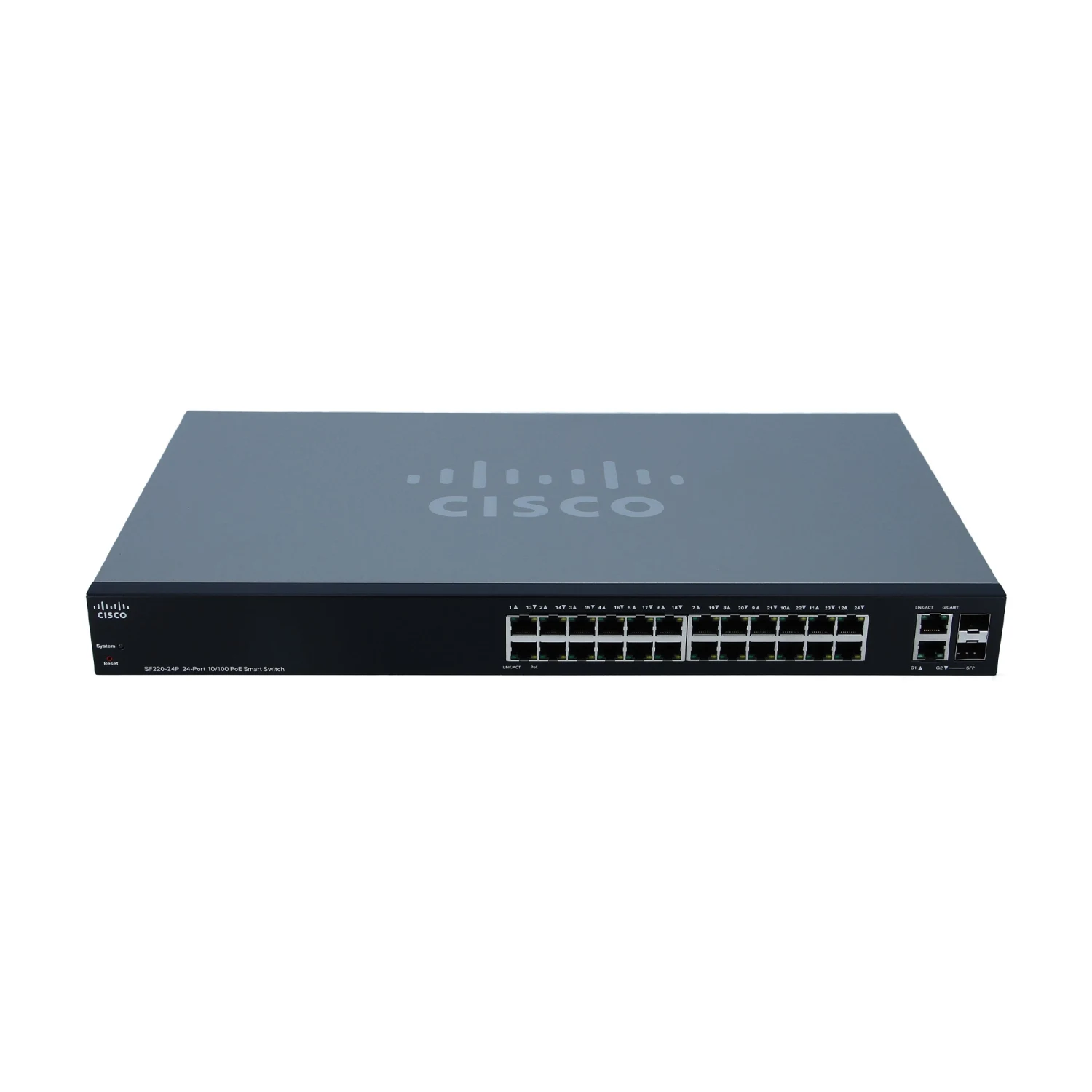 Cisco SF220-24P 24-Port 10 100 PoE Smart Plus Switch / Свич салаалагч , Сүлжээний Төхөөрөмж / - зураг 2