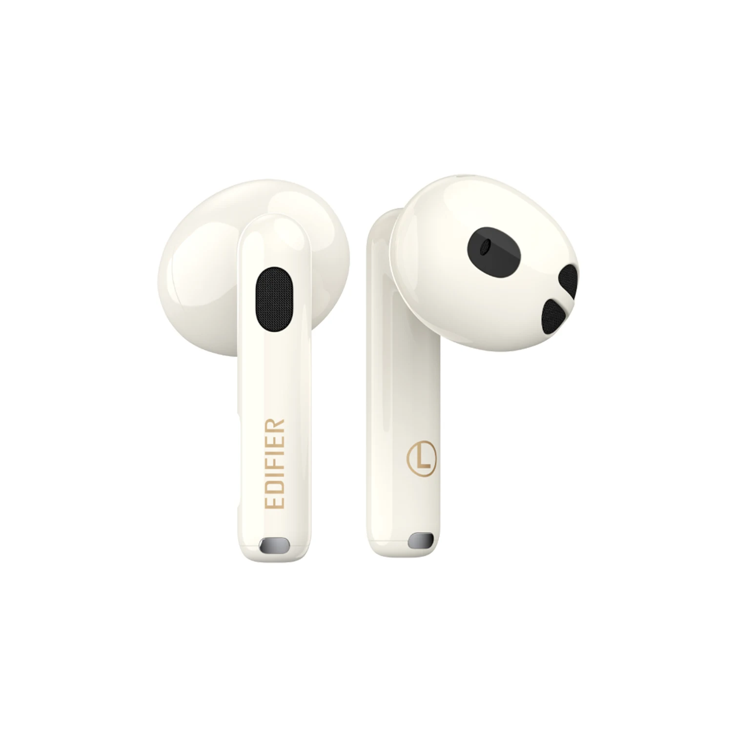 Edifier W320TN True Wireless Noise Canceling Earbuds, Ivory - зураг 2