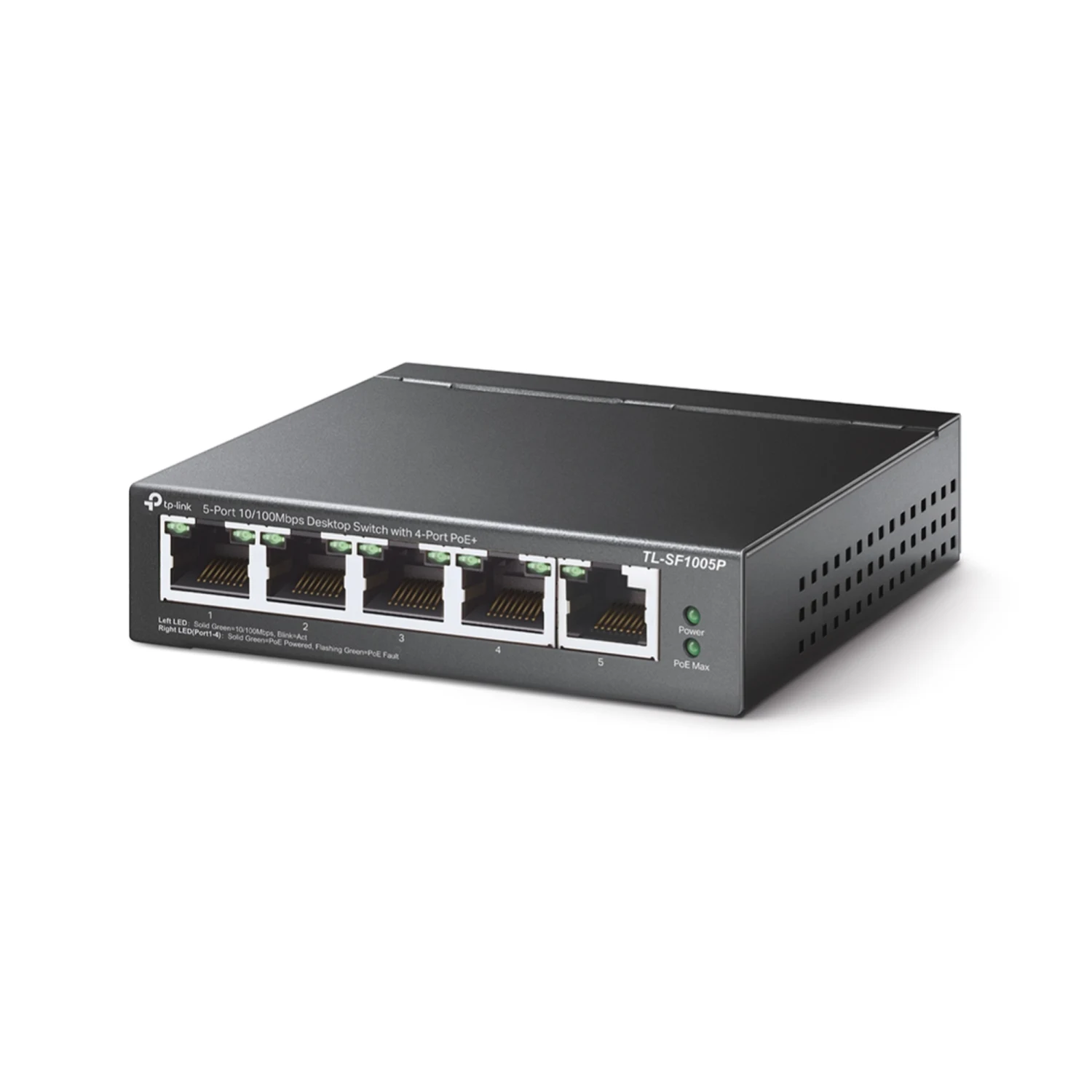 TP-Link SF1005P 4-Port 10/100Mbps PoE+ Unmanaged Switch with 1-Port 10/100Mbps Uplink / Свич салаалагч , Сүлжээний Төхөөрөмж / - зураг 2