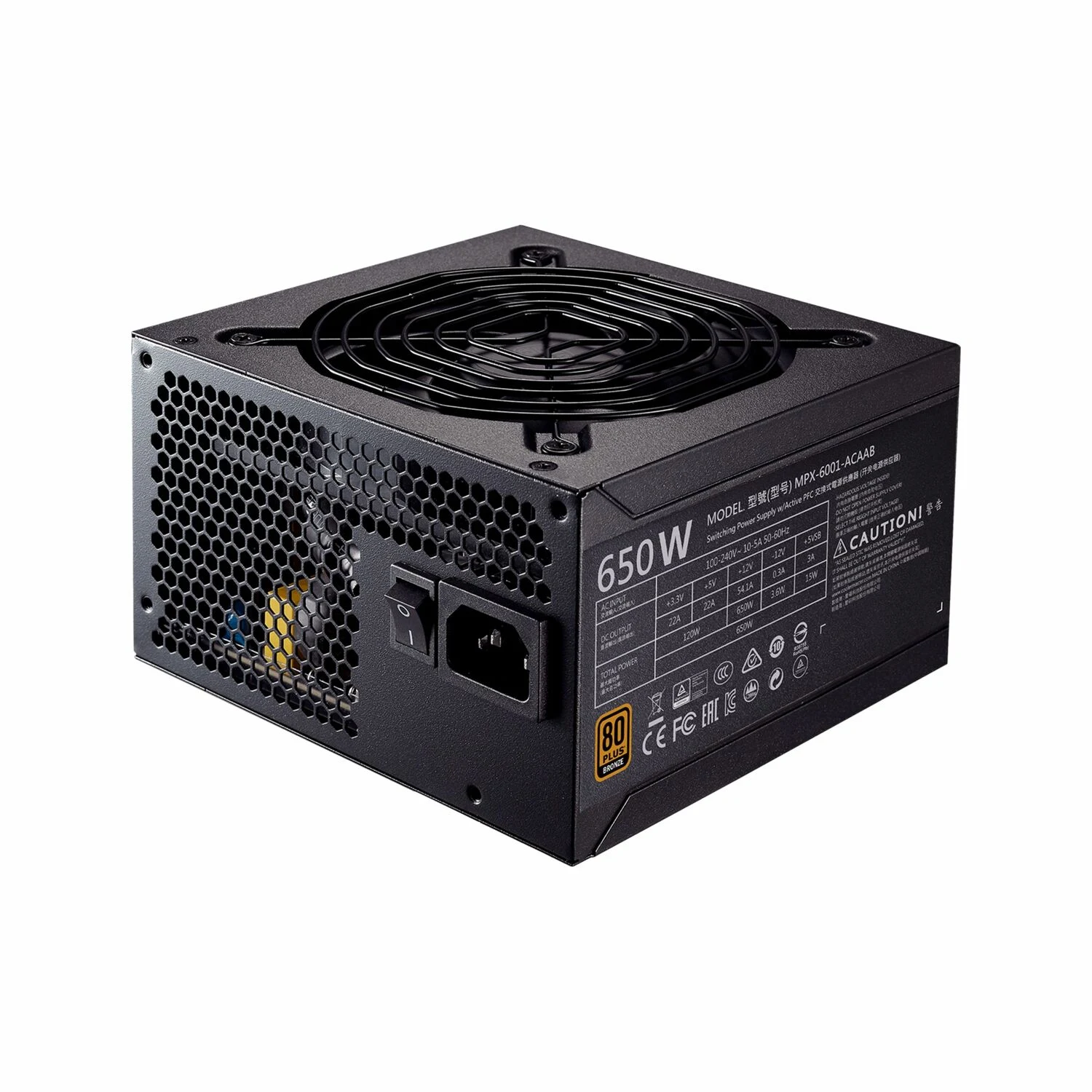 Cooler Master GX 650W Power Supply /No Warranty/ / Тэжээлийн блок / - зураг 4