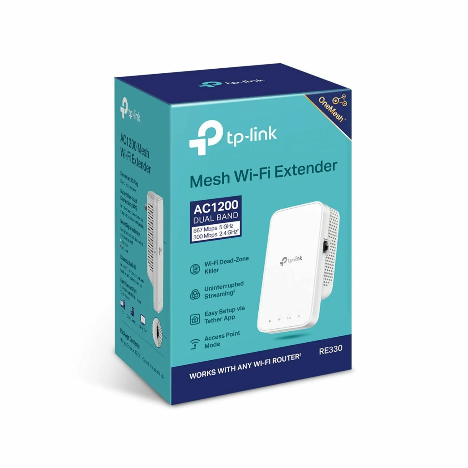 TP-Link RE330 AC1200 Dual-Band Wireless Mesh Wi-Fi Range Extender - зураг 4