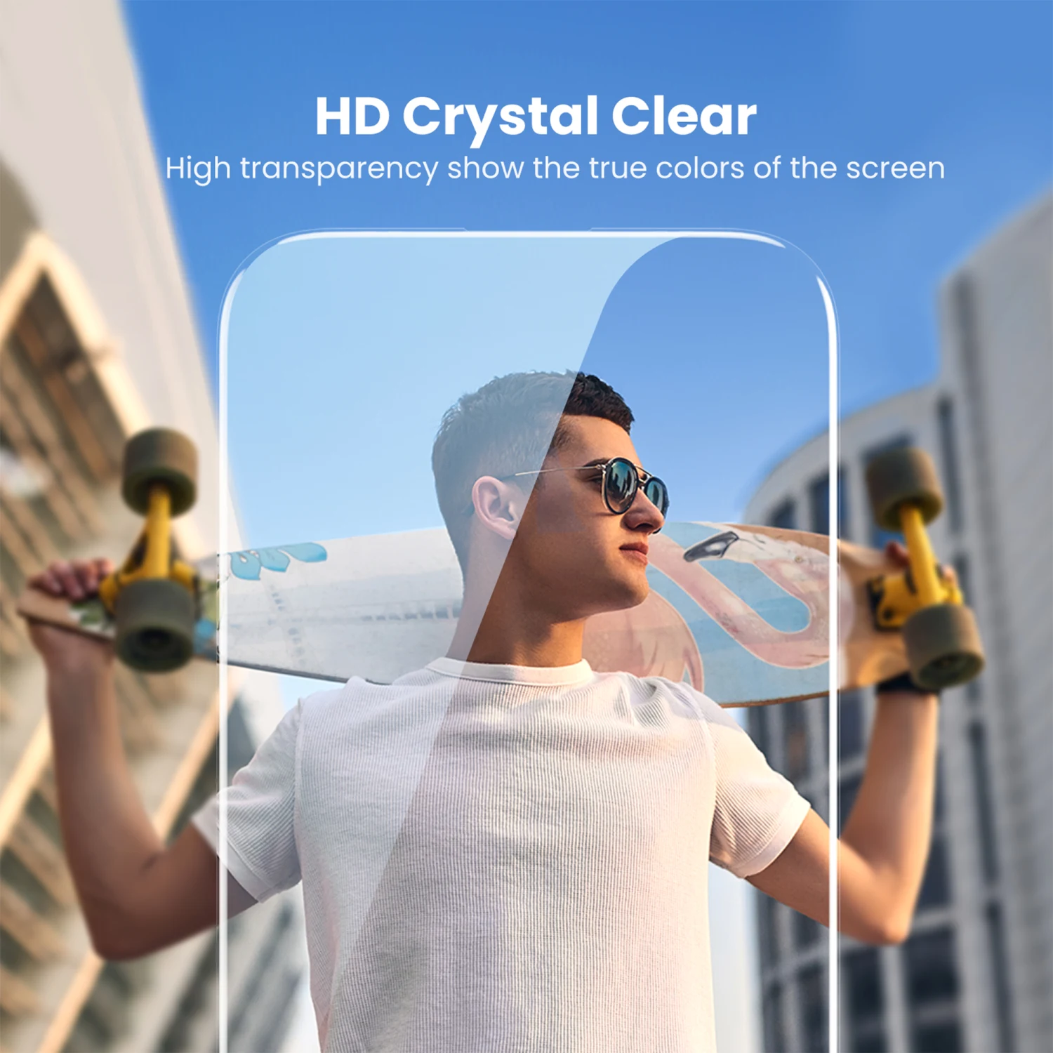 UGREEN 6.7" HD Tempered Glass Screen Protector for iPhone 15 Pro Max (25593) - зураг 2