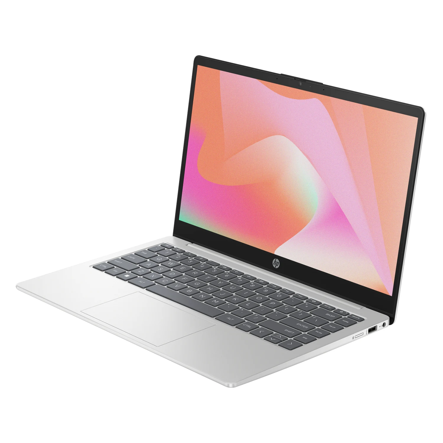 HP Laptop 14-ep0060TU Intel Core i5-1335U, 8GB DDR4 3200MHz RAM, 512GB PCIe NVMe M.2 SSD, 14" FHD Antiglare Ultraslim, Win11 Home, Natural Silver - зураг 2