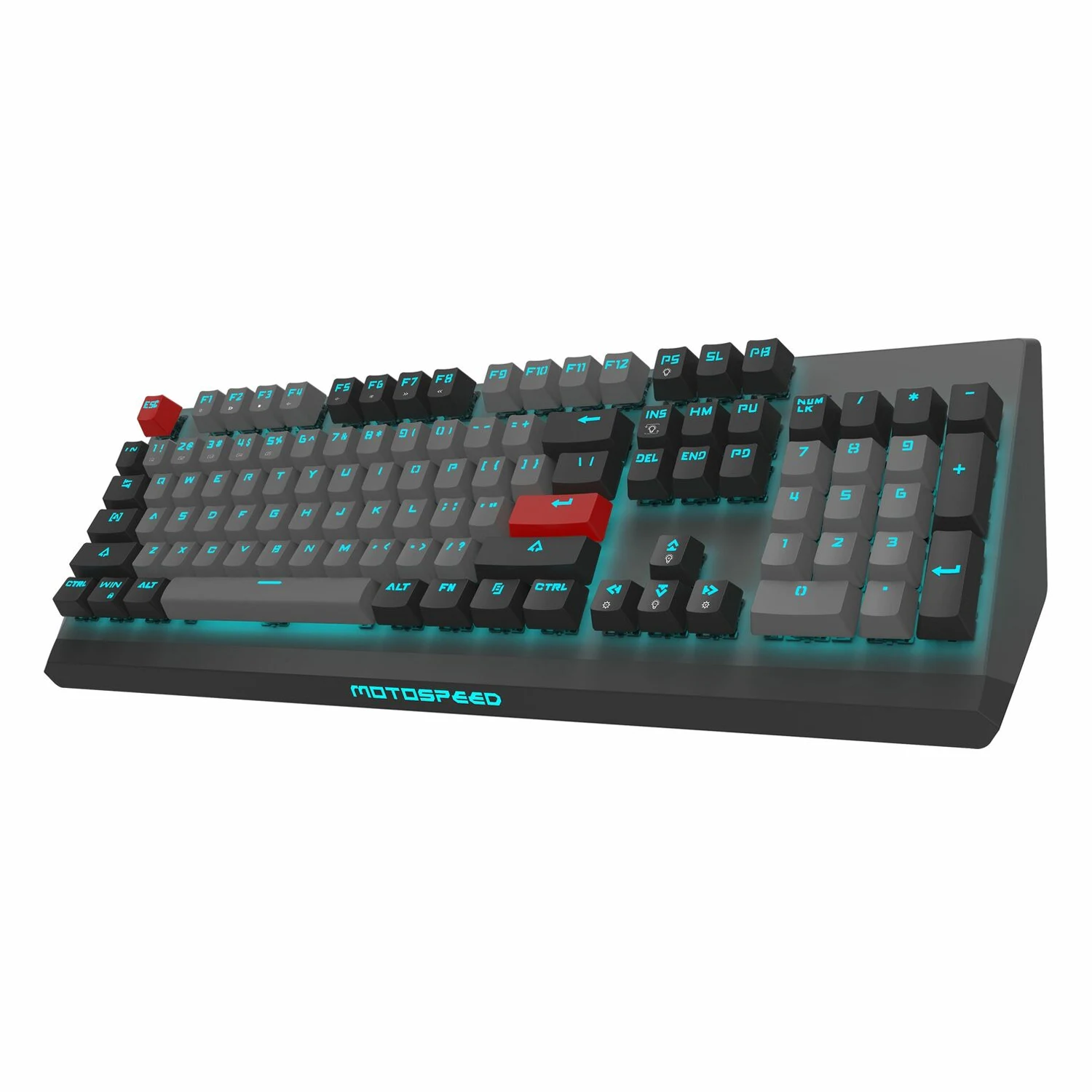 Motospeed CK74 Wired Gaming Mechanical Keyboard Grey - зураг 3
