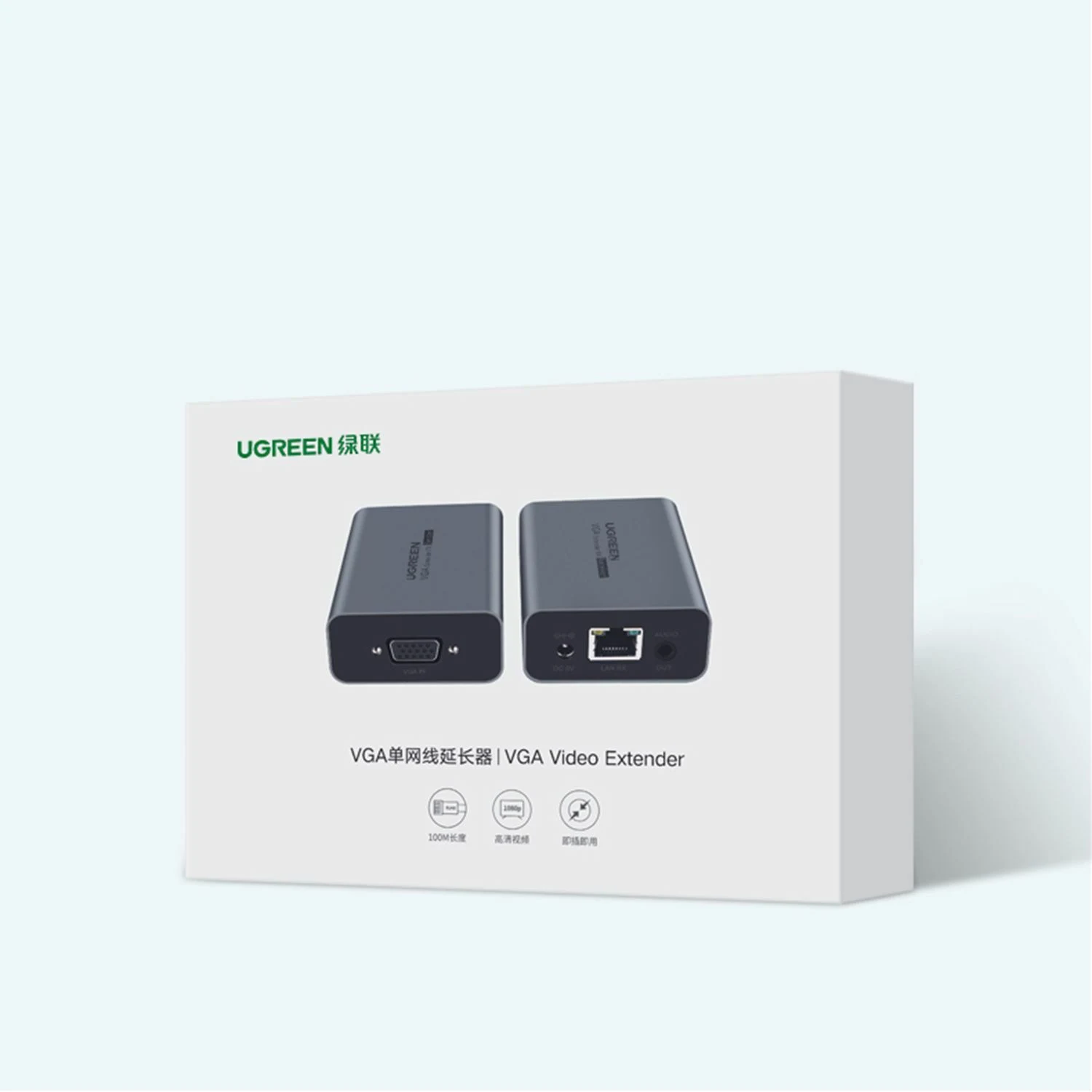 UGREEN VGA Extender 100m by LAN Cable (60533) - зураг 5
