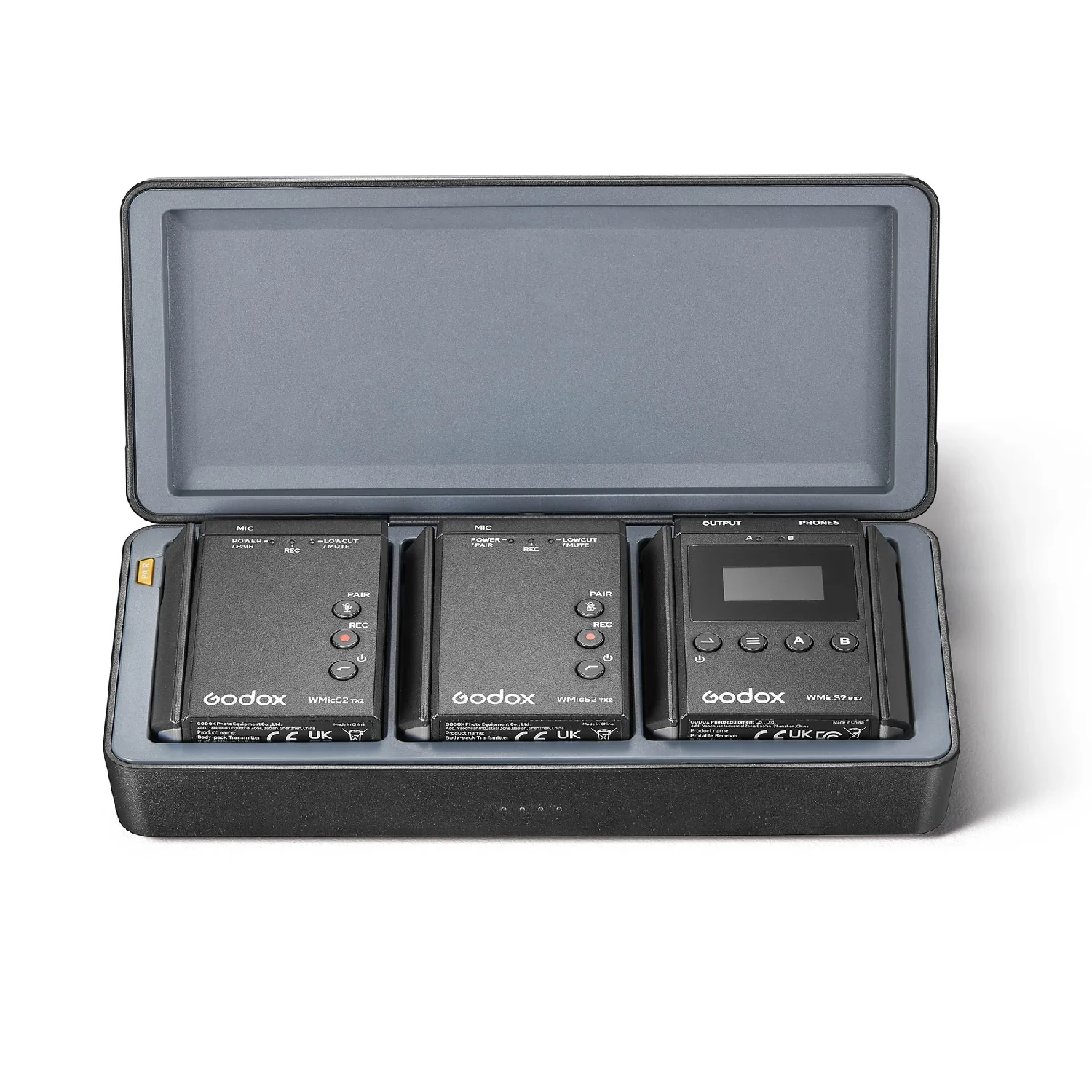 Godox WMicS2 Kit 2 UHF Wireless Microphone System / Микрофон / - зураг 4
