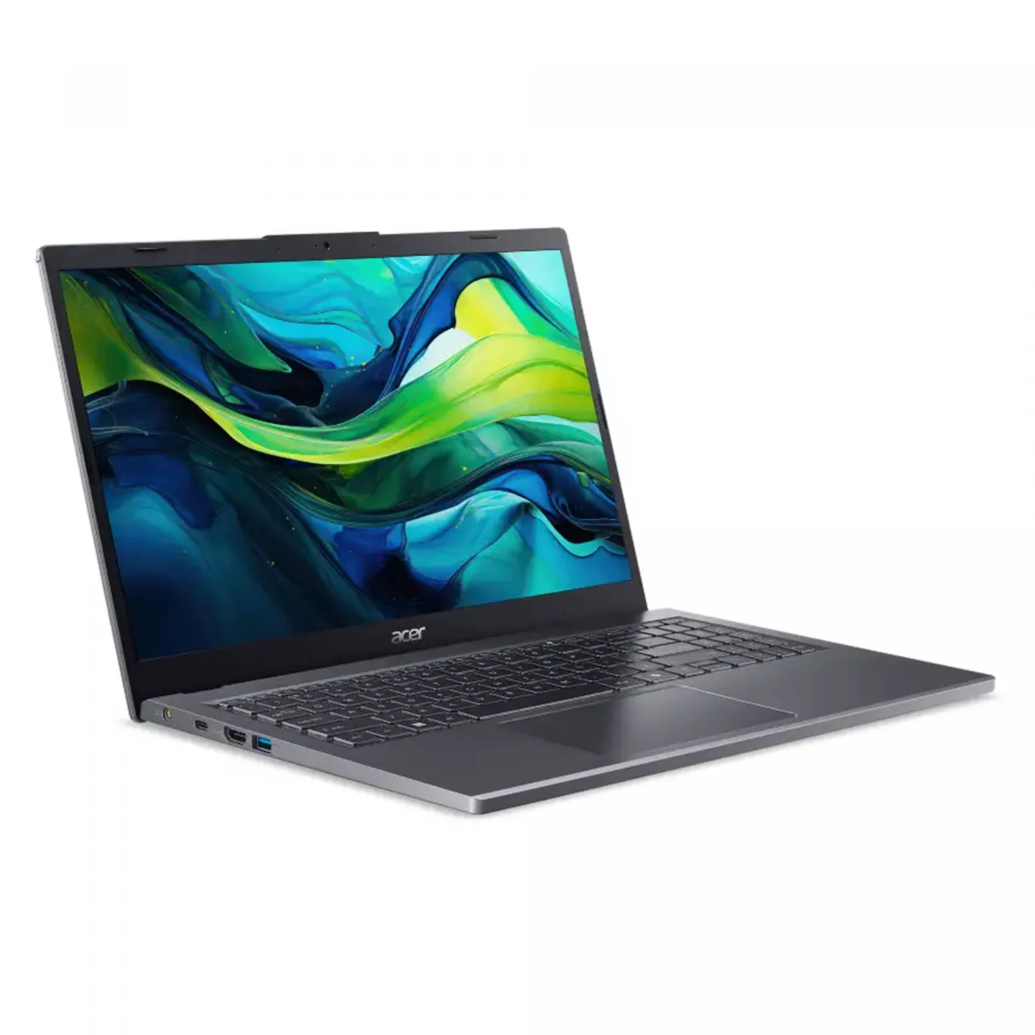 Acer Aspire 15 A15-51P-70PZ Intel Core 7-150U, DDR5 16GB RAM, 512GB PCIe Gen4 SSD, Intel Graphics, 15.6-inch FHD, Win11 Home, Steel Gray - зураг 2
