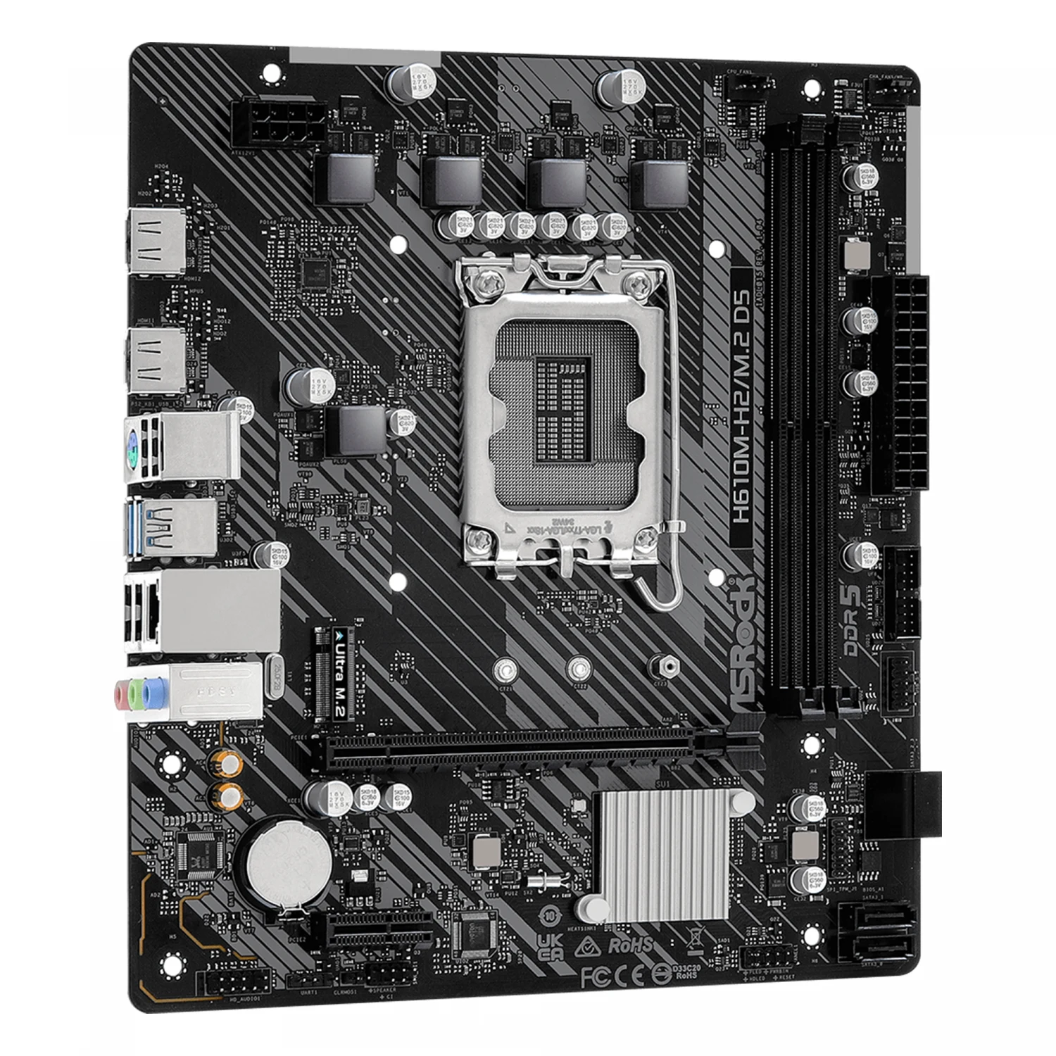 ASRock H610M-H2/M.2 D5 Motherboard - зураг 3