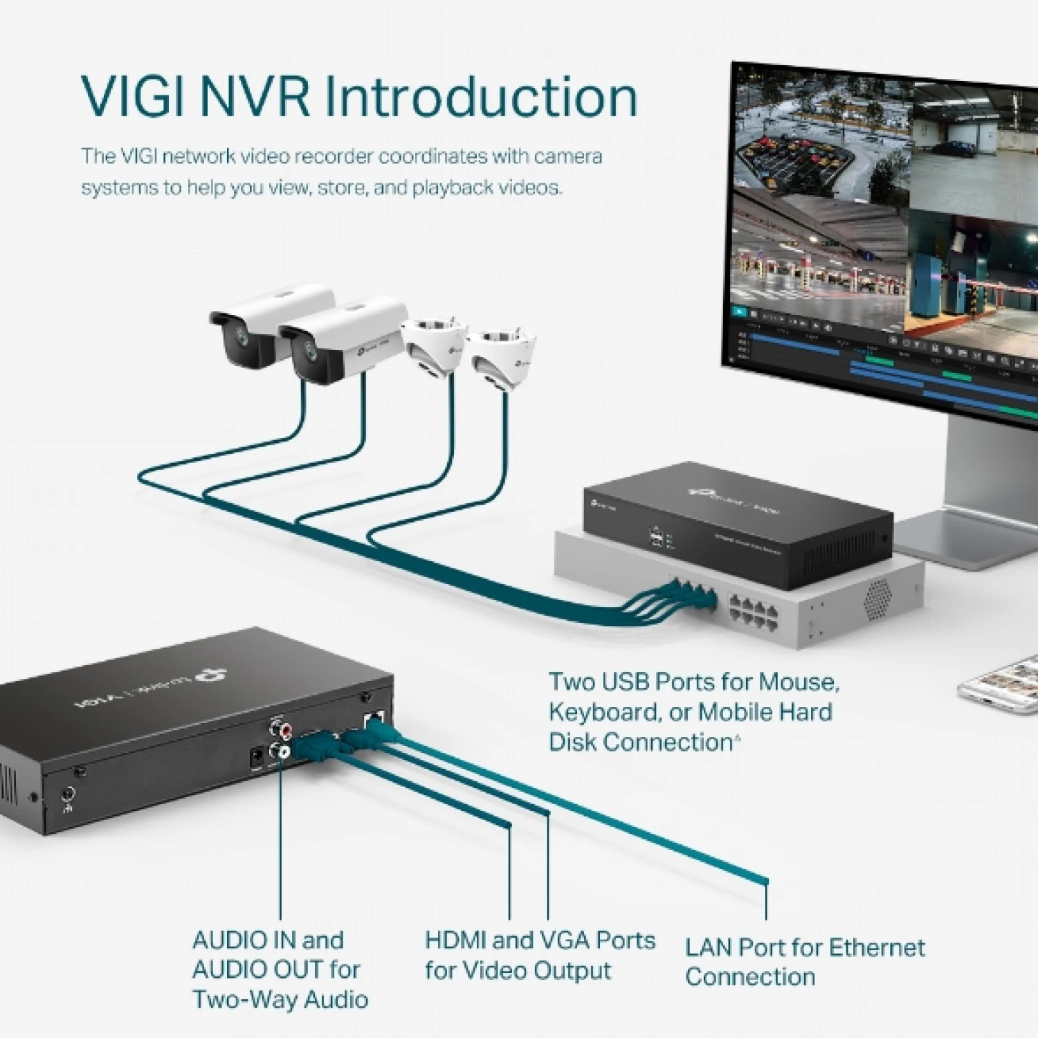 TP-Link VIGI NVR1008H 8-Ch NVR / Бичигч Төхөөрөмж / - зураг 4