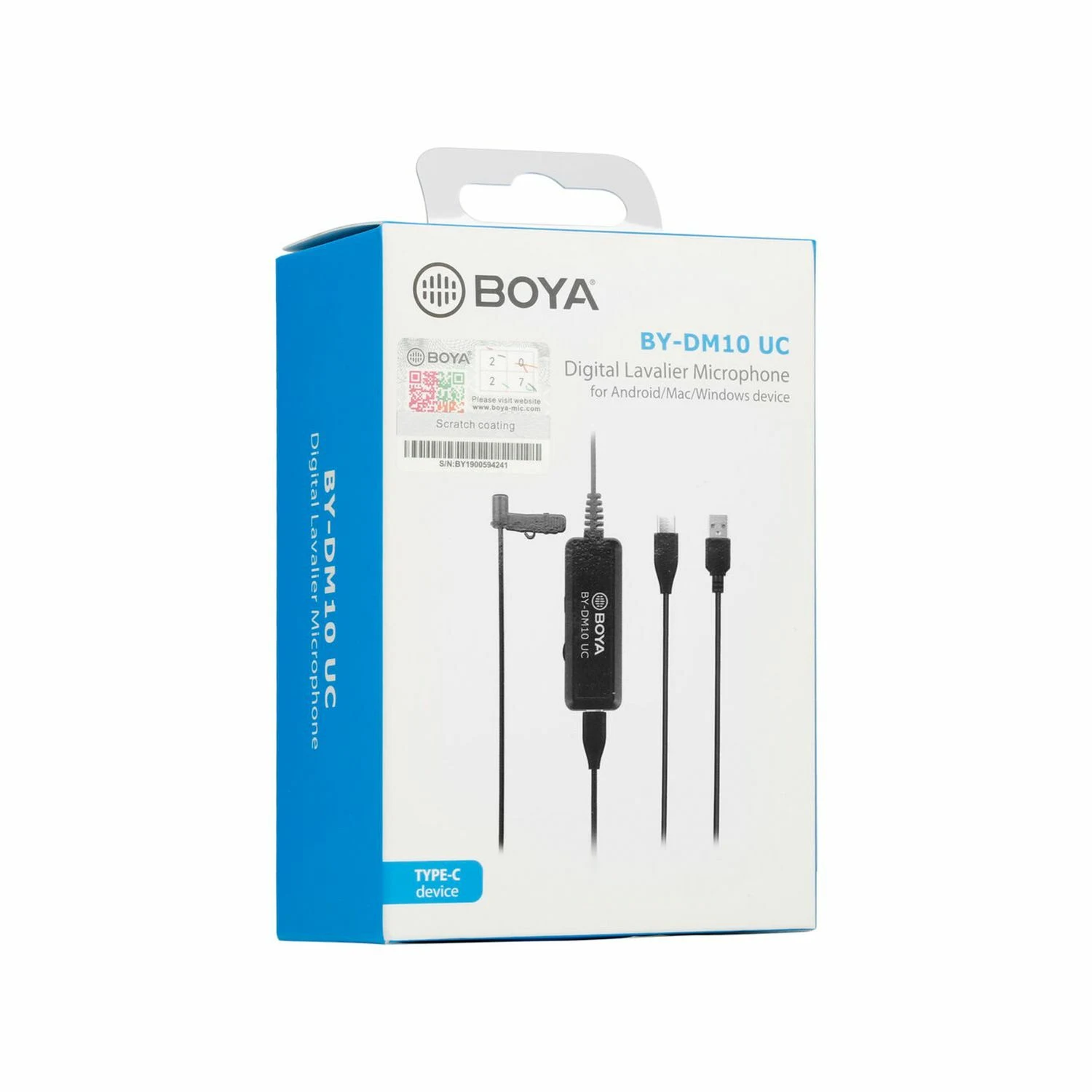 BOYA BY-DM10UC Digital Lavalier Microphone with Monitoring & Android & Type-C and USB Type-A Cables / Микрофон / - зураг 4