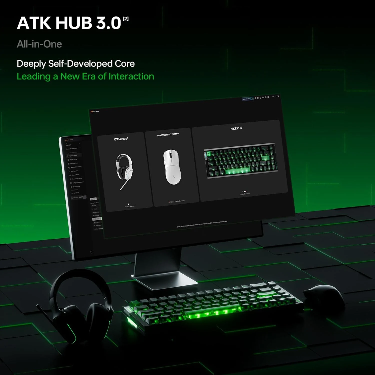ATK RS6 Air RGB Hall Effect Magnetic Gaming Keyboard Pink - зураг 2