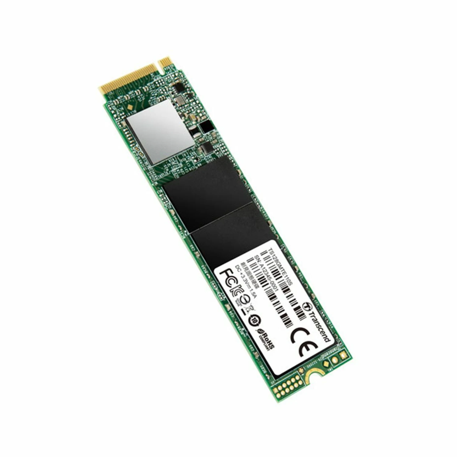 Transcend 128GB 110S NVMe PCIe Gen3 M.2 2280 Internal SSD /TS128GMTE110S/ - зураг 3