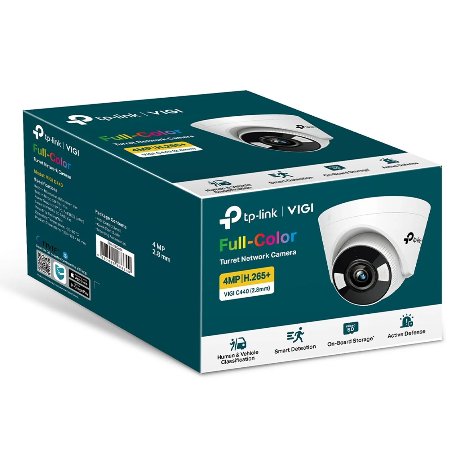 TP-Link VIGI C440 4MP Full-Color Turret Network Camera / Дотор Хяналтын Камер / - зураг 2