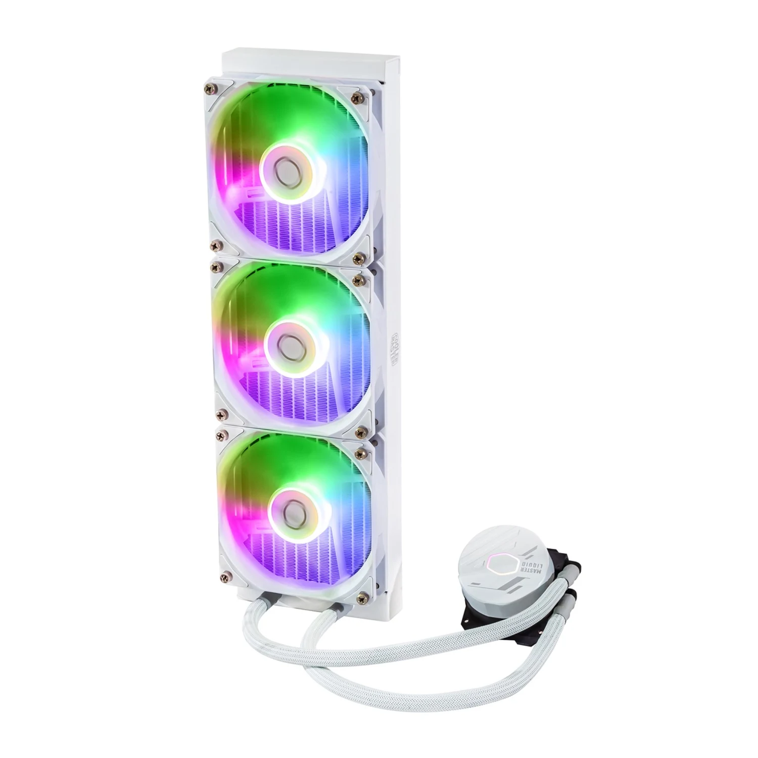 Cooler MasterLiquid ML360L Core ARGB Liquid Cooler, White - зураг 3