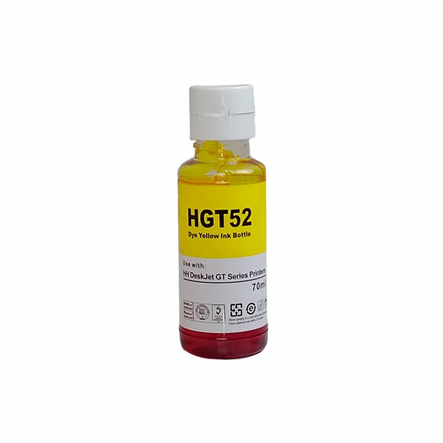 AMIDA HP GT52 Yellow Ink 70ml OEM /HP Smart Tank 520, 580, 670, 720, 750 Printer series/ / Принтерийн хор / - зураг 2