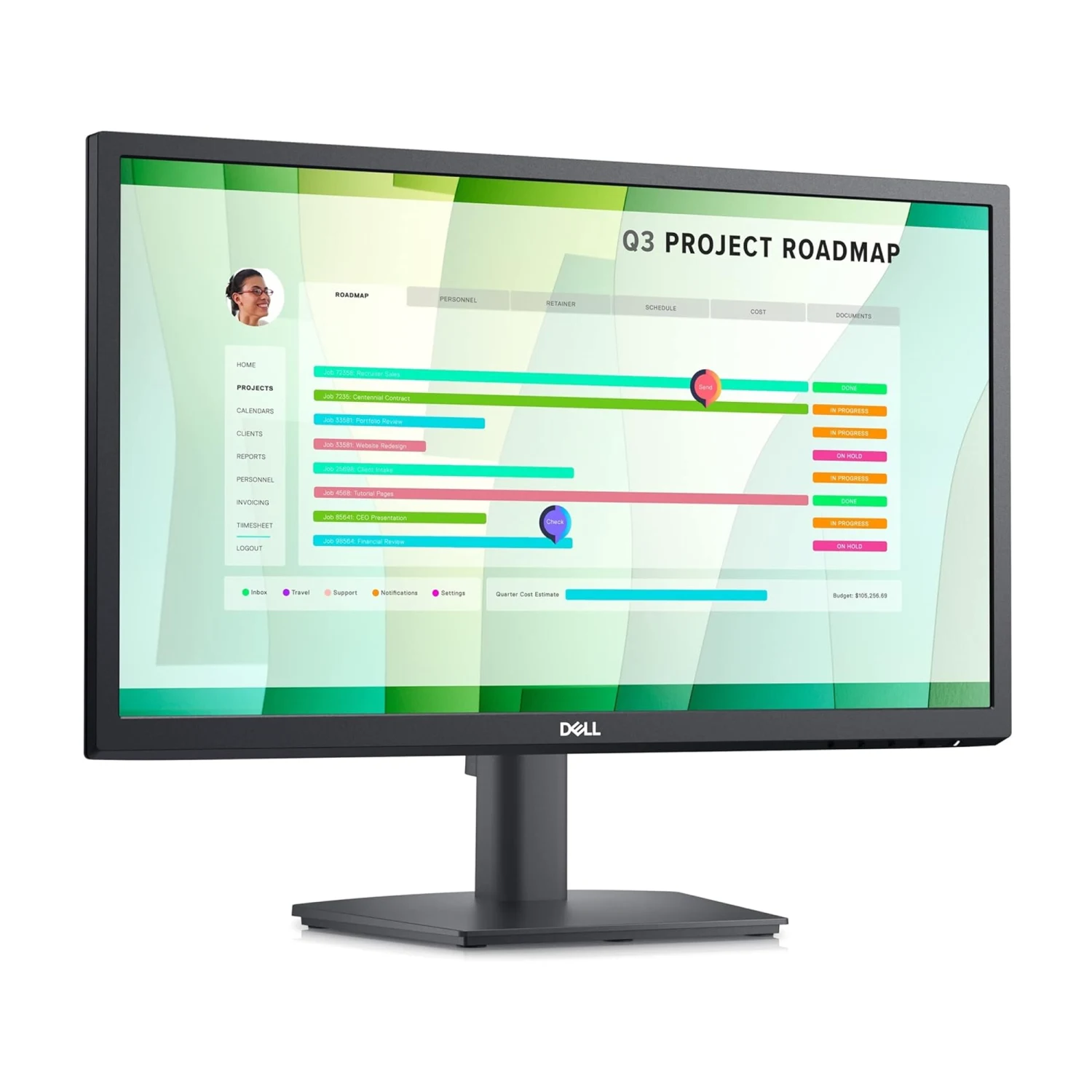 Dell E2223HN 22-inch Screen LED-Lit Monitor with HDMI, VGA port - зураг 3