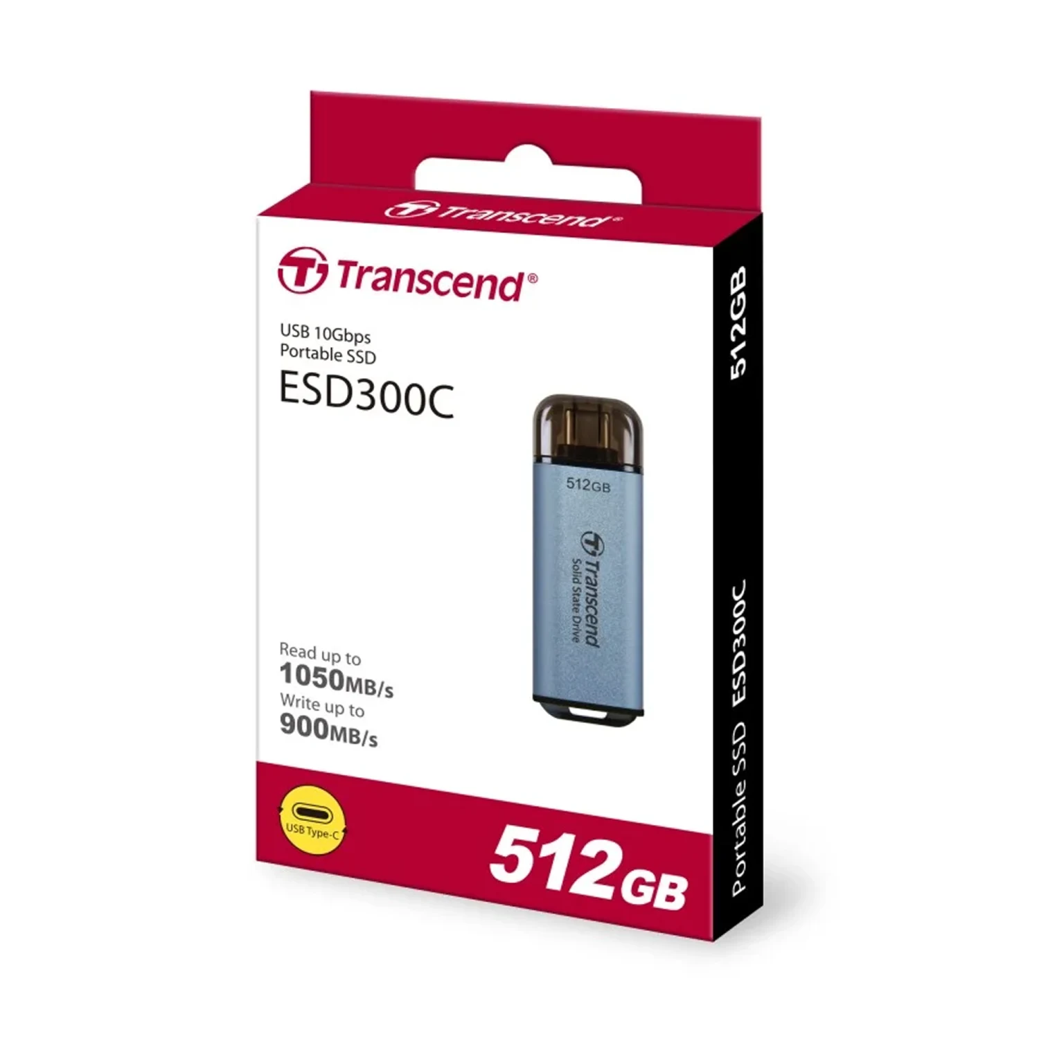 Transcend 512GB ESD300C USB-C Portable SSD TS512GESD300C / Зөөврийн Хард / - зураг 3
