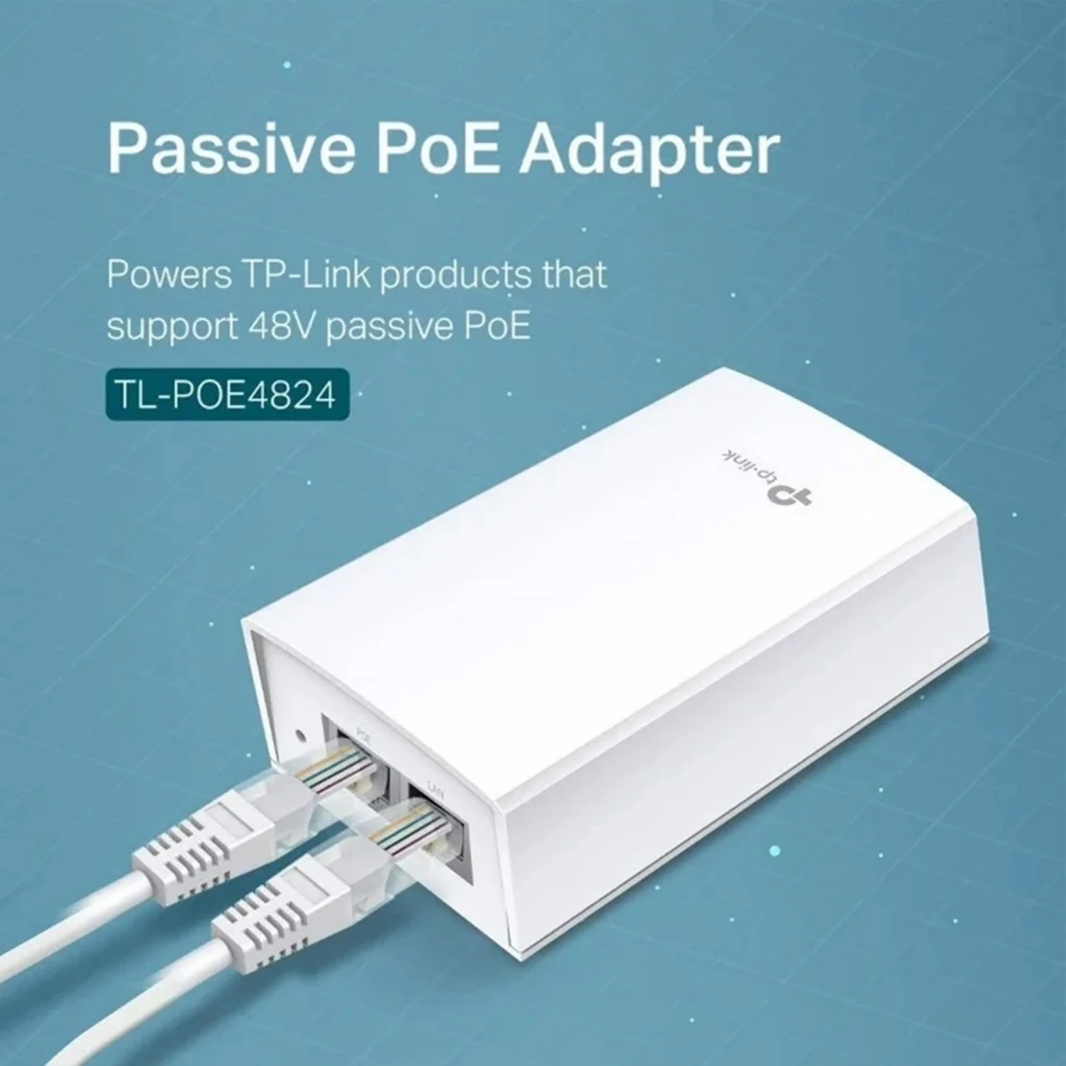 TP-Link POE4824G 48VDC Passive PoE Injector - зураг 3
