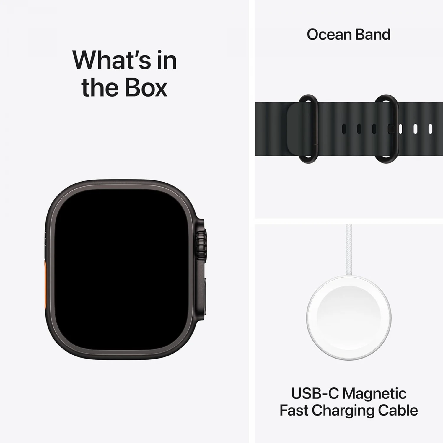 Apple Watch Ultra 2 GPS + Cellular, 49mm Black Titanium Case with Black Ocean Band /MX4P3/ - зураг 6