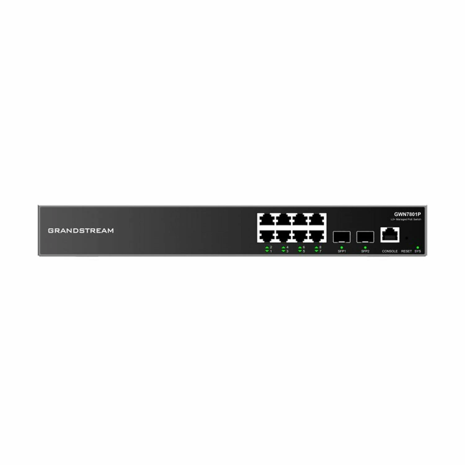 Grandstream GWN7801P 8-Port Gigabit L2+ Managed PoE Network Switch / Свич салаалагч , Сүлжээний Төхөөрөмж / - зураг 3