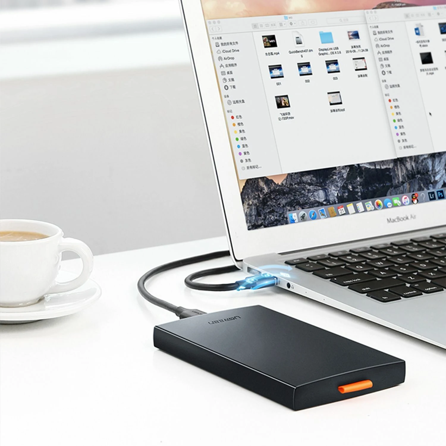 UGREEN USB 3.0 to SATA 2.5 inch Hard Drive Enclosure (60353) - зураг 3