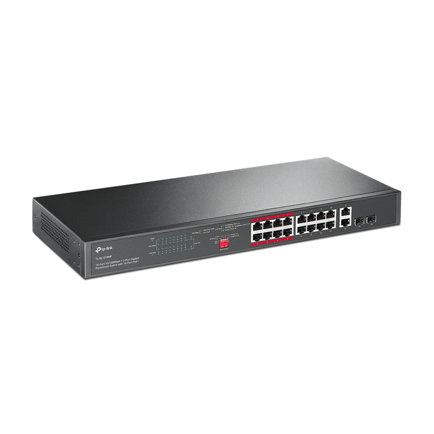 TP-Link SG1218MP 18-Port Gigabit Rackmount Switch with 16 PoE+ ( Свич Салаалагч , Сүлжээний Төхөөрөмж ) - зураг 2