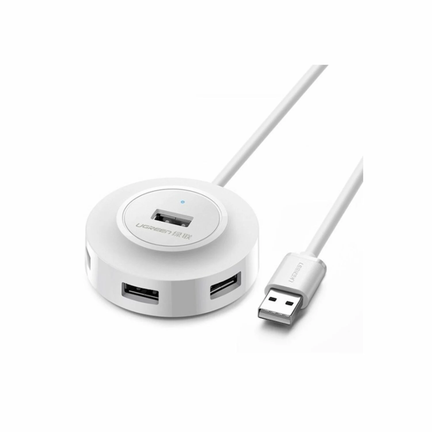 EOL_UGREEN 4-Port USB 2.0 Hub 1m, White (20270) - зураг 2