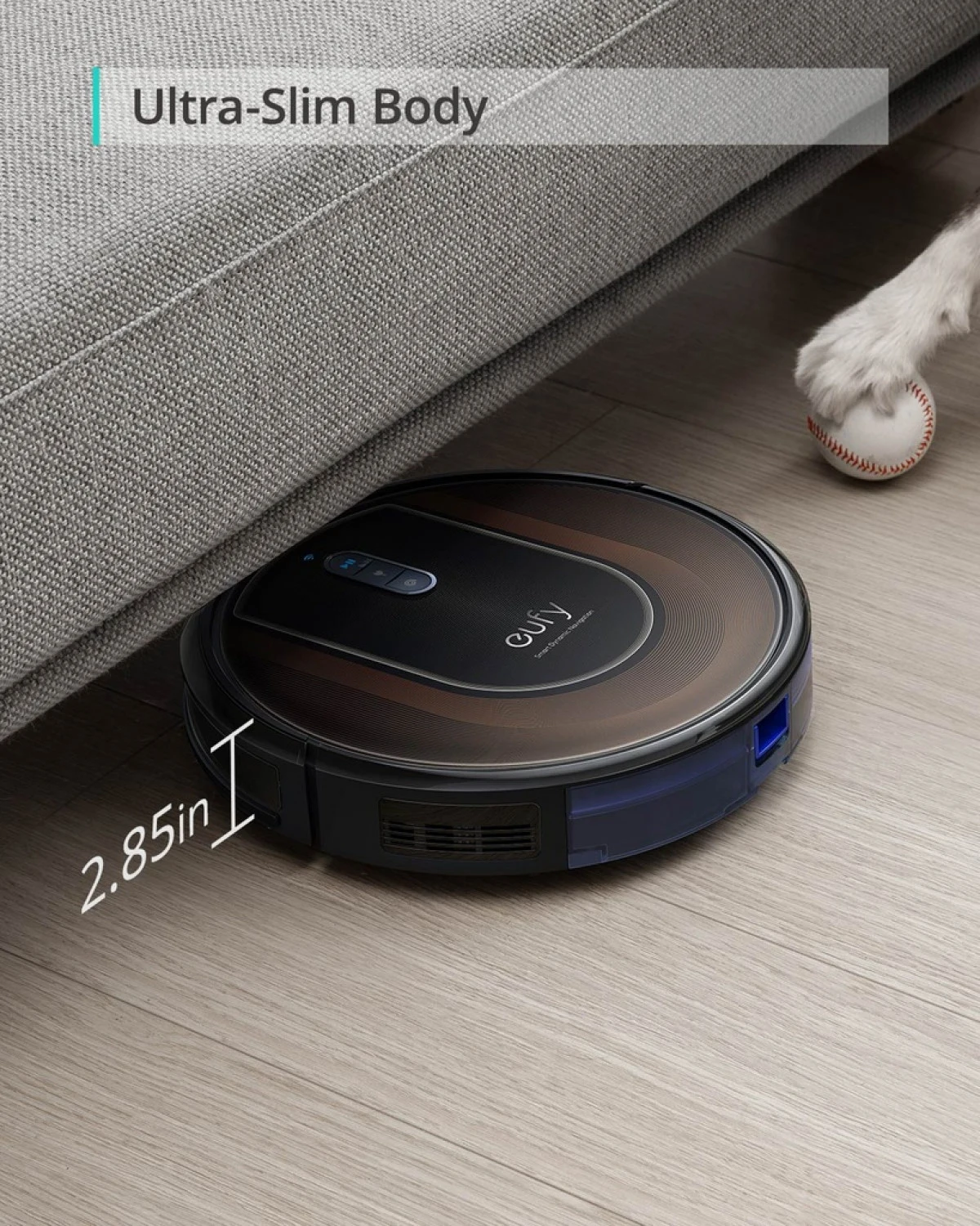 Eufy RoboVac G30 Robot Vacuum Hybrid Wi-Fi (T2253K11) - зураг 3