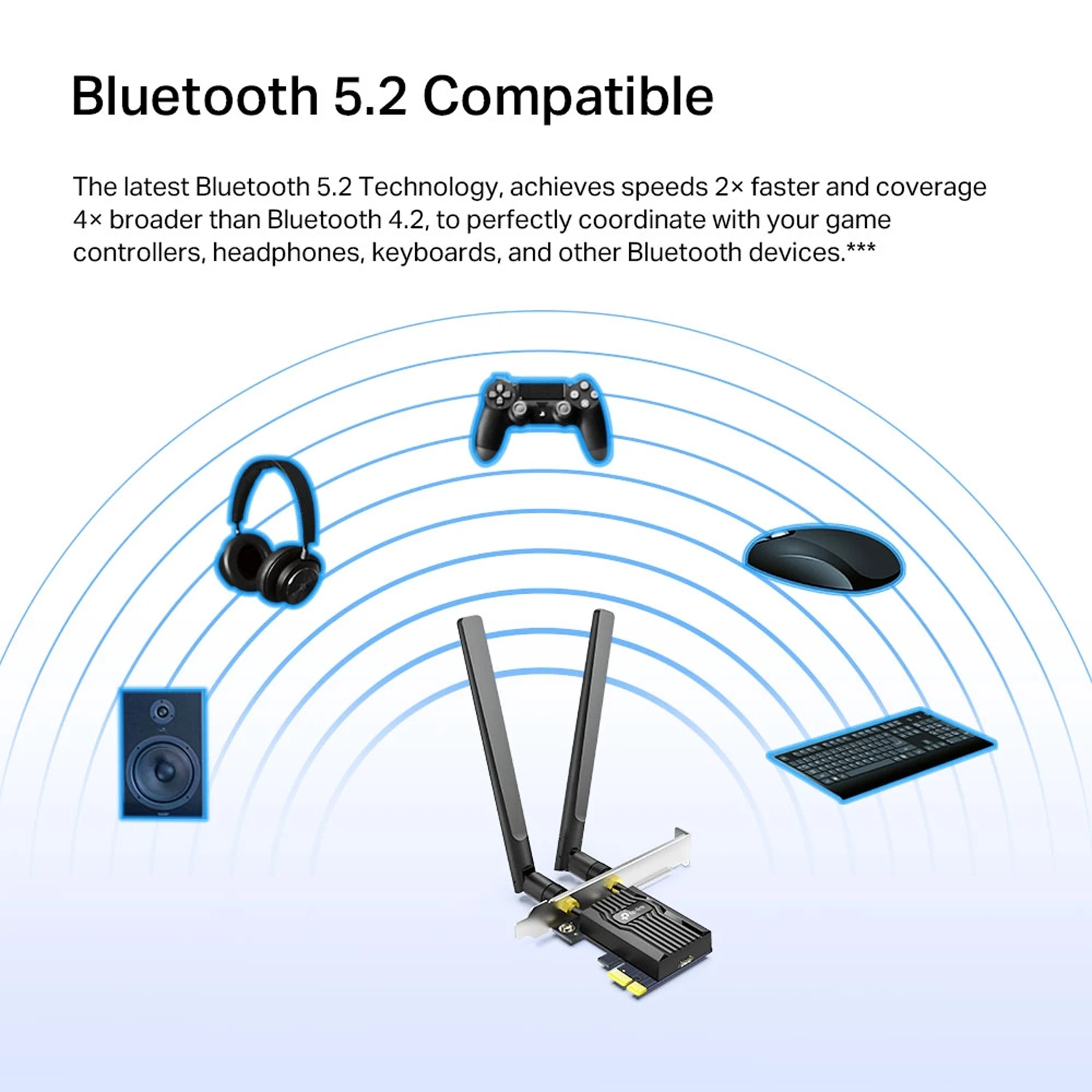 TP-Link Archer TX55E AX3000 Wi-Fi 6 Bluetooth 5.2 PCIe Adapter - зураг 4