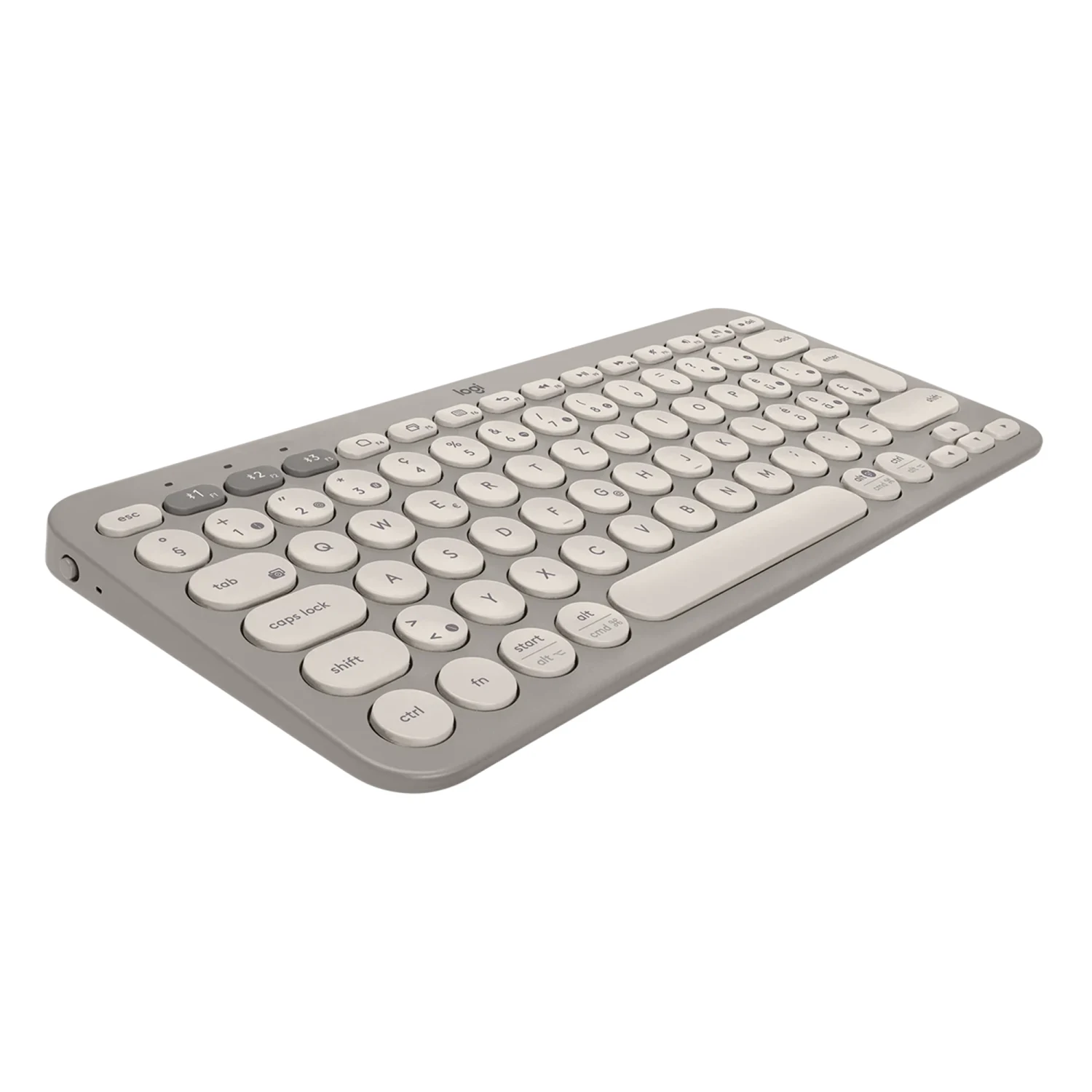 Logitech K380 Multi-Device Bluetooth Keyboard, Sand - зураг 2