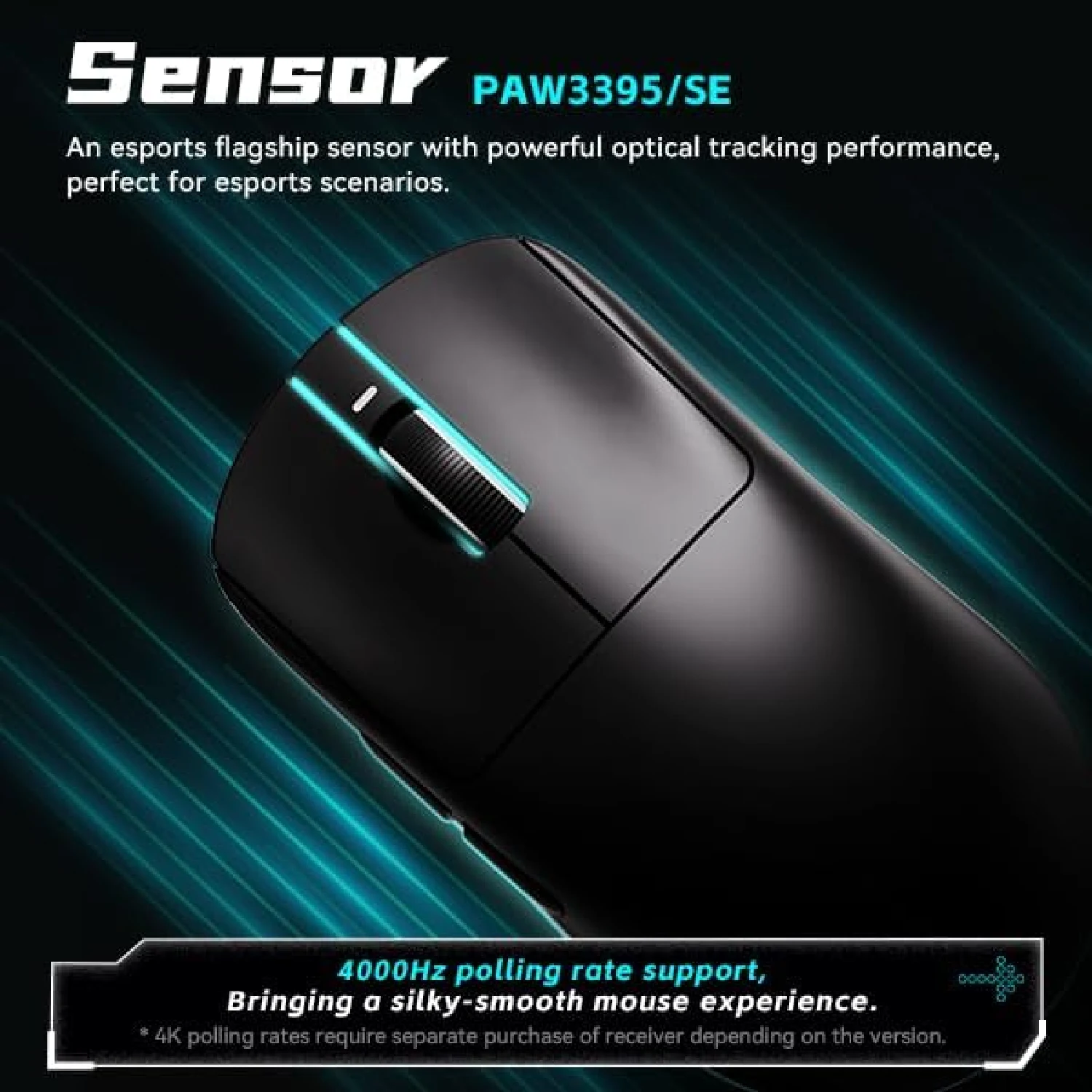 ATK Dragonfly VXE R1 Pro Wireless Gaming Mouse Black - зураг 6