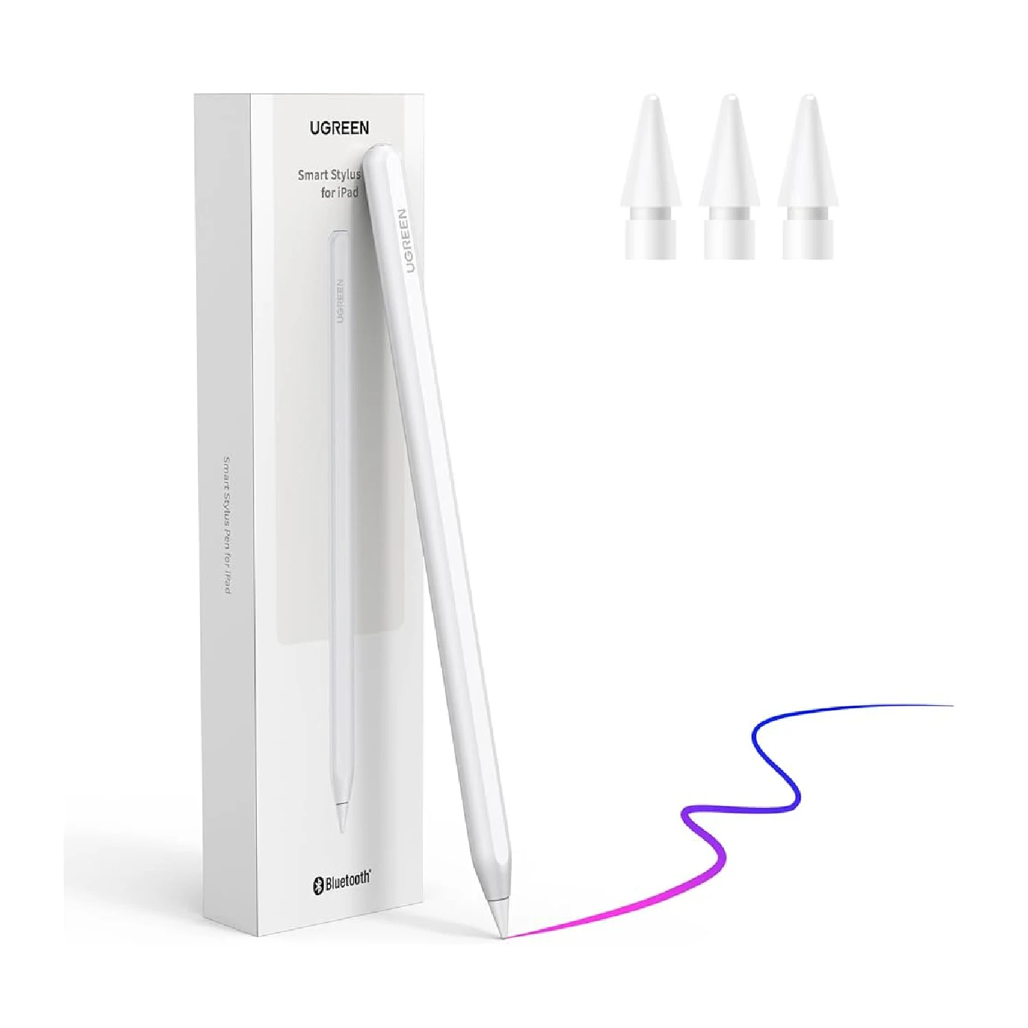 UGREEN Wireless Charging 2nd Gen Smart Stylus Pencil for iPad Pro, iPad Air, iPad Mini 6 (15910) - зураг 2
