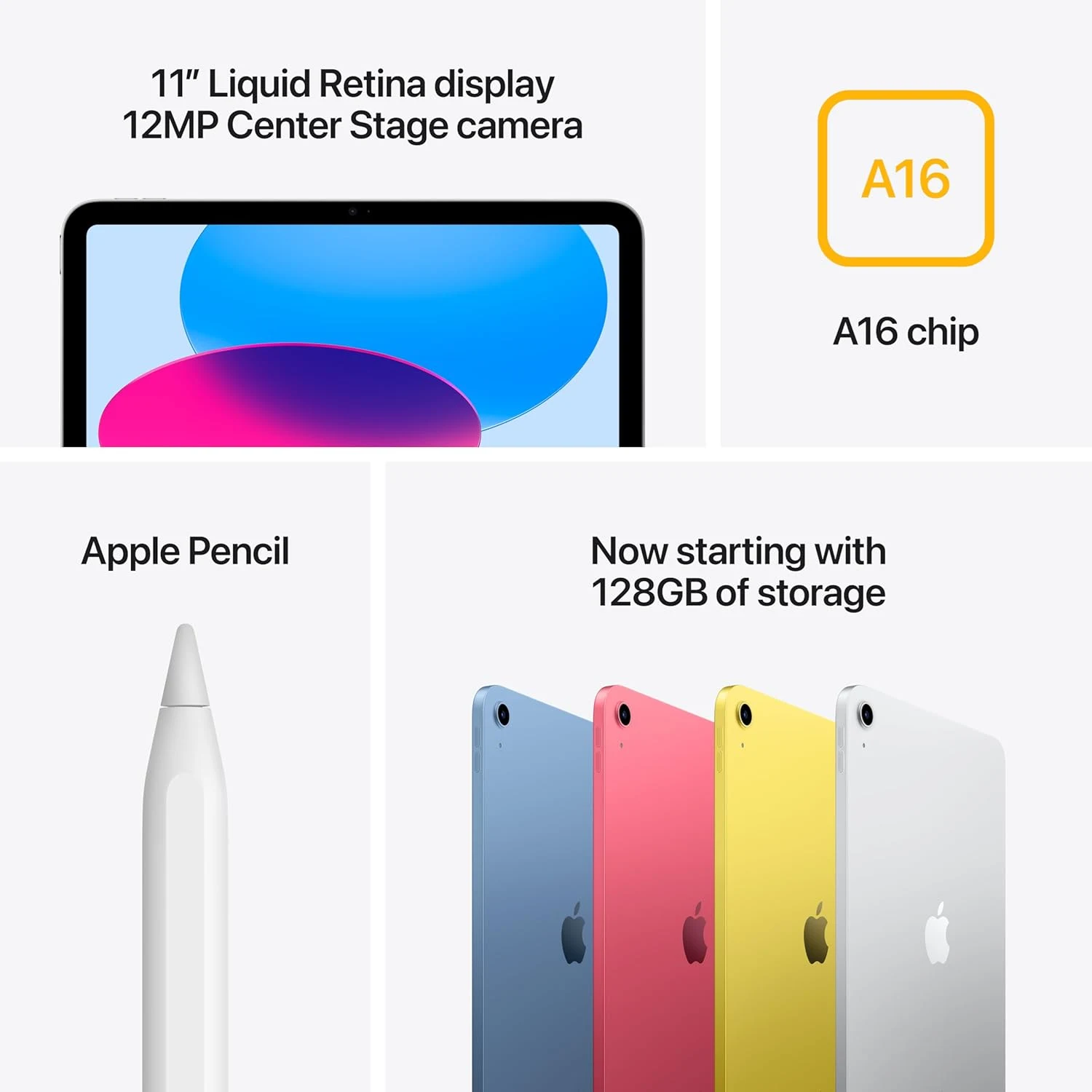 Apple iPad (11th Gen) 11-inch A16-chip Wi-Fi + Cellular 512GB Silver / MD7P4 / / Таблет / - зураг 3