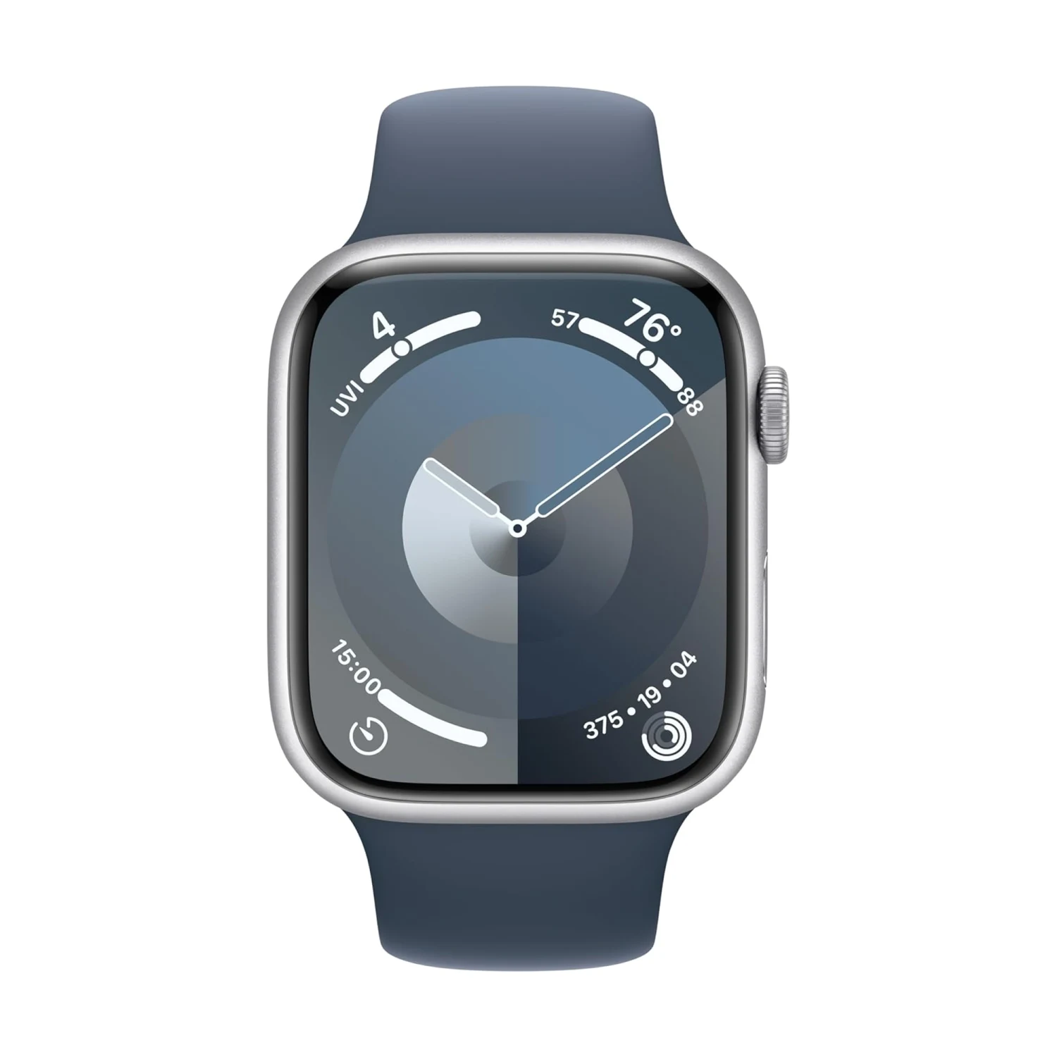 Apple Watch Series 9 GPS 45mm Silver Aluminum Case with Blue Sport Band /MR9F3/ - зураг 2