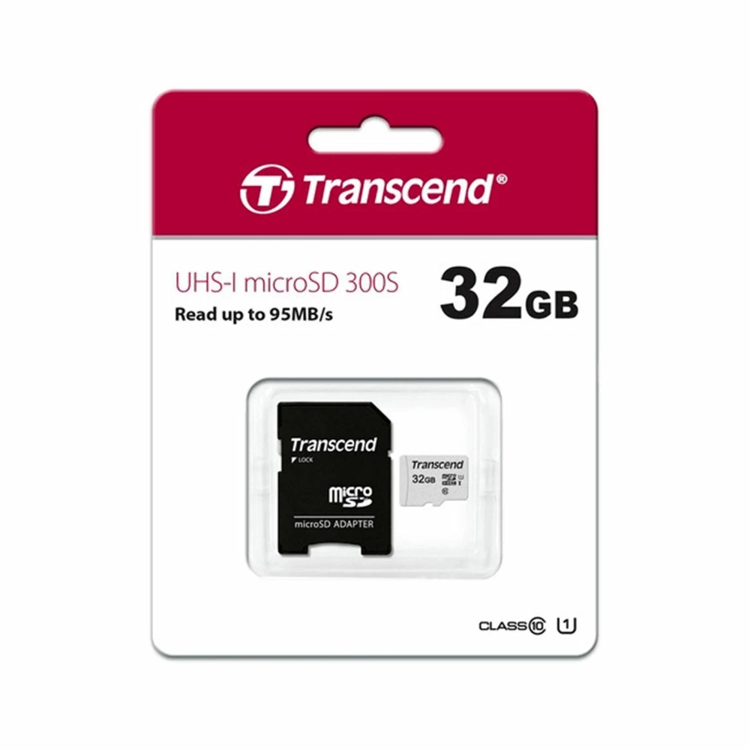 Transcend 32GB 300S UHS-I HC 95MB/s Micro SD Memory Card /TS32GUSD300S/ - зураг 3