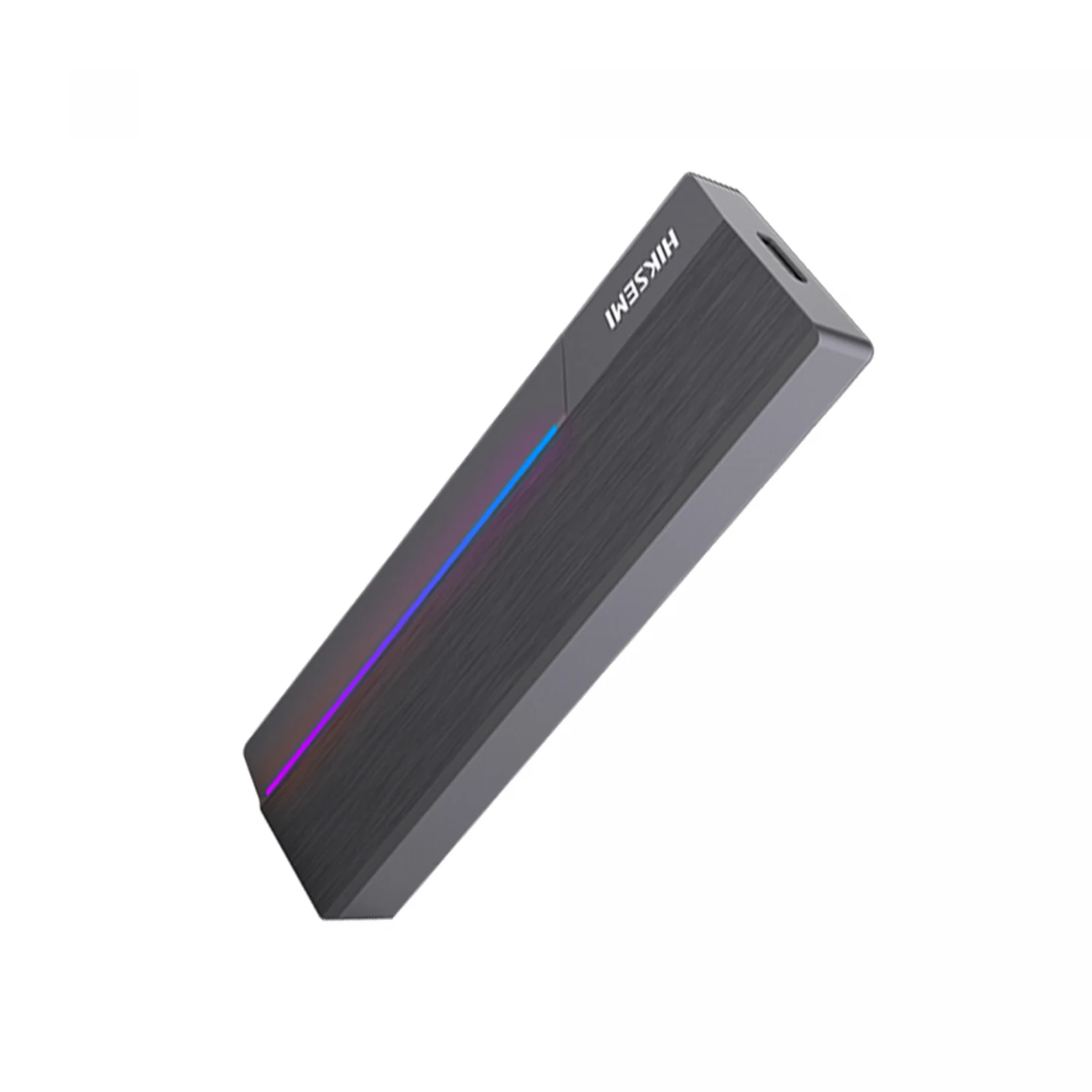 Hiksemi MDR1 USB3.2 Type-C up to 10Gbps M.2 NVMe & M.2 SATA SSD Enclosure with ASUS Aura Sync RGB HS-HUB-MDR1 - зураг 2
