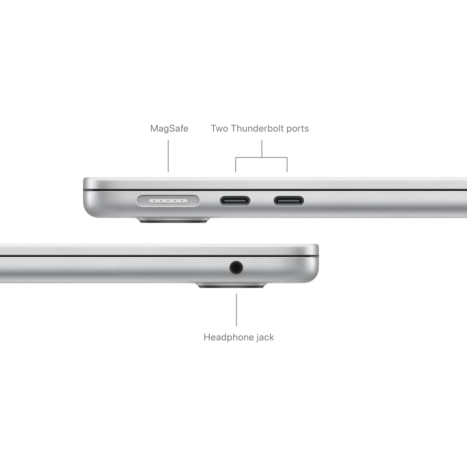 Apple MacBook Air 13.6" M3-chip, 8‑core CPU, 8‑core GPU, 8GB RAM, 256GB SSD, Silver /MRXQ3/ - зураг 4