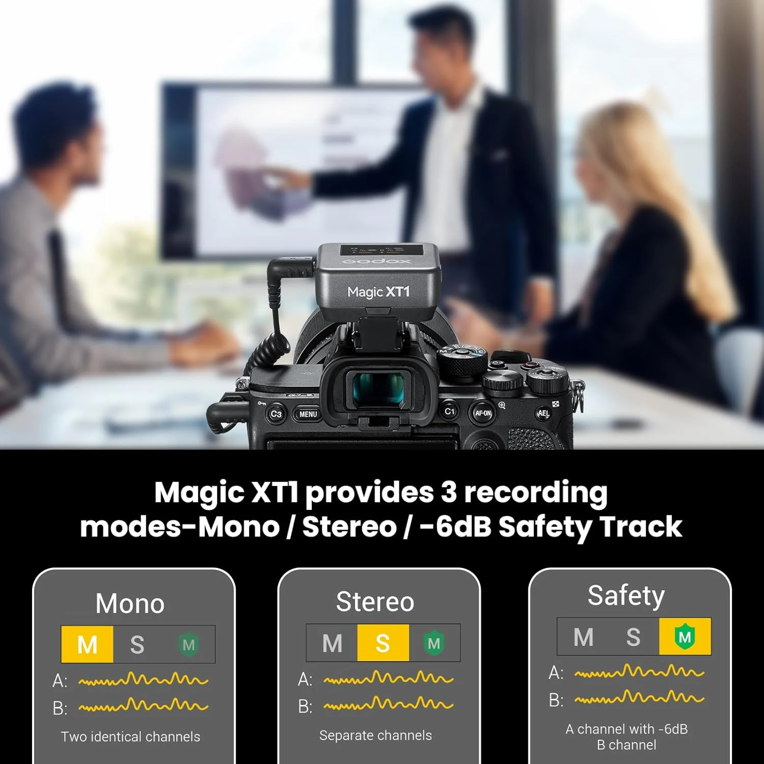 Godox Magic XT1 with Type-C Wireless Microphone System / Микрофон / - зураг 6