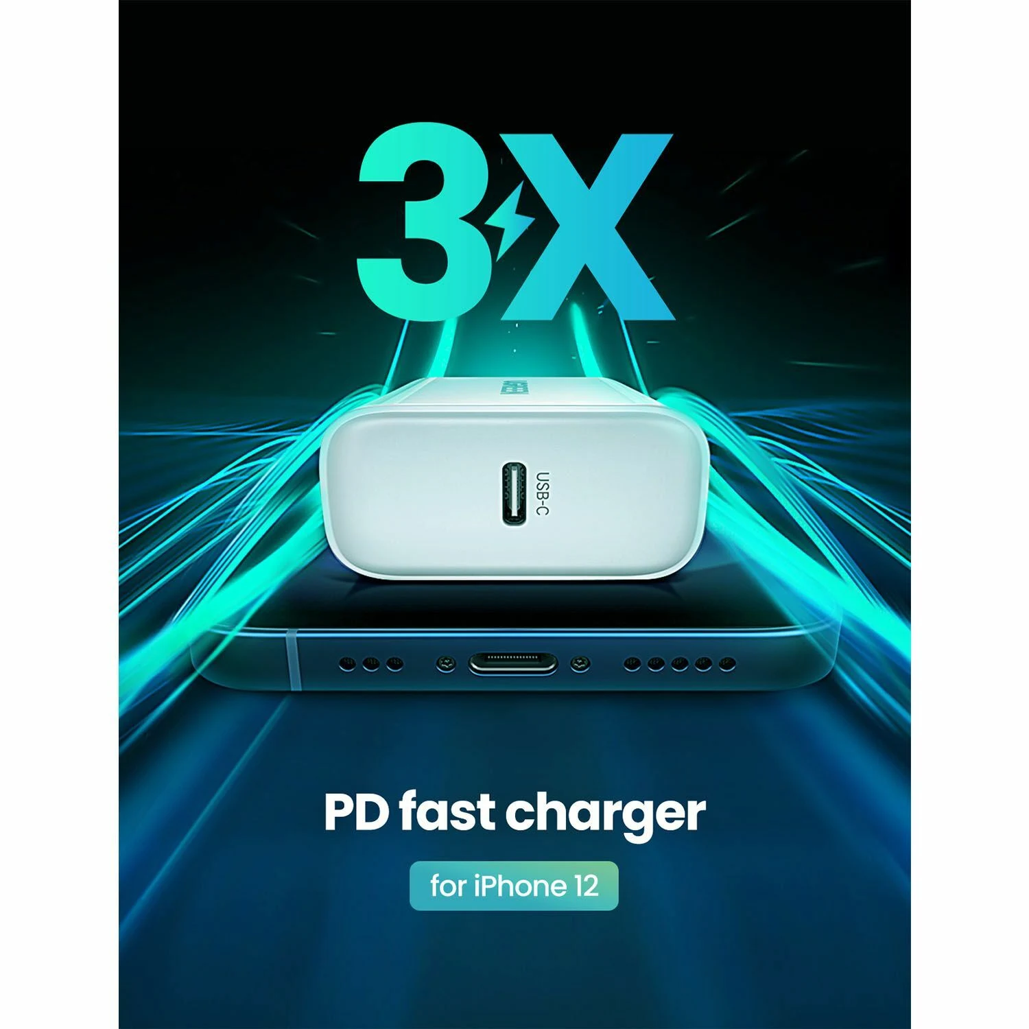UGREEN USB-C Power Charger Adapter with PD 20W (60450) / Цэнэглэгч , Адаптер / - зураг 2