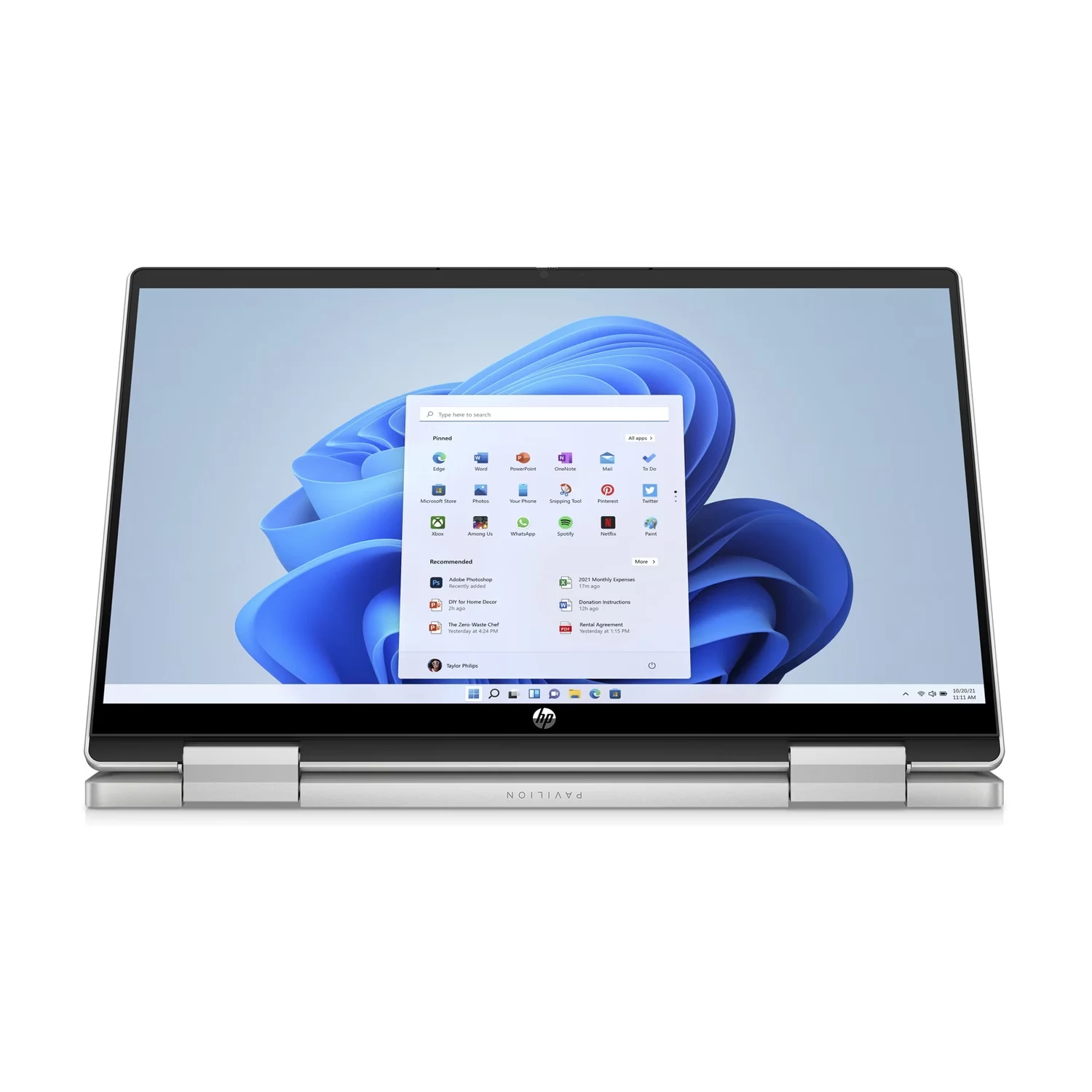 HP Pavilion X360 14-ek1087TU Intel Core i5-1335U, 8GB DDR4 3200MHz RAM, 512GB PCIe NVMe M.2 SSD, Intel Iris Xe Graphics, 14" IPS FHD, Multi Touch, Win10 Home, Natural Silver - зураг 6