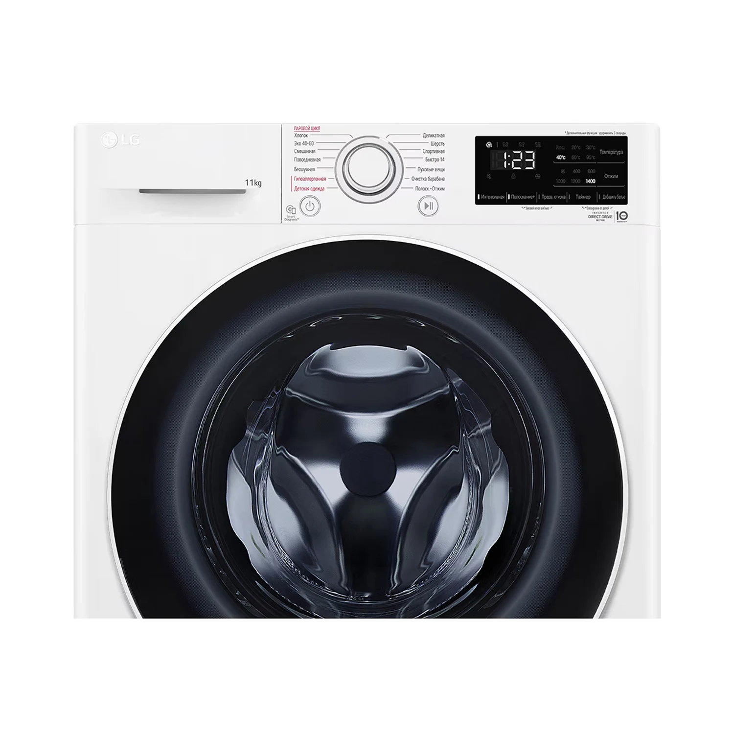LG 11кг Багтаамжтай AIDD Бүрэн Автомат Угаалгын Машин F4V3ES6W - зураг 5