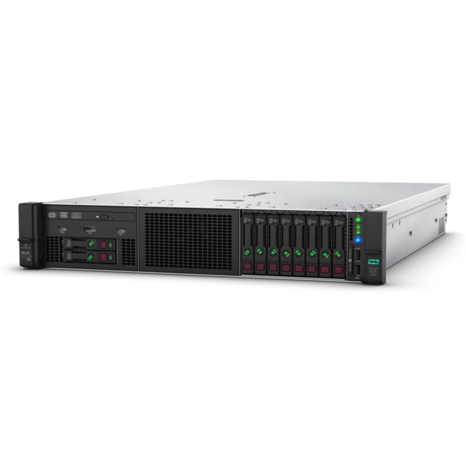 HPE Pro DL380 Gen10 SFF, Intel Xeon-Silver 4214, 16GB DDR4- 2933*2, 2.4TB SAS 12G 10K 2.5"  HDD *4, 1.92TB SAS 12G Mixed Use SFF 2.5" SSD*2, 800W Platinum Power Supply*2 - зураг 2