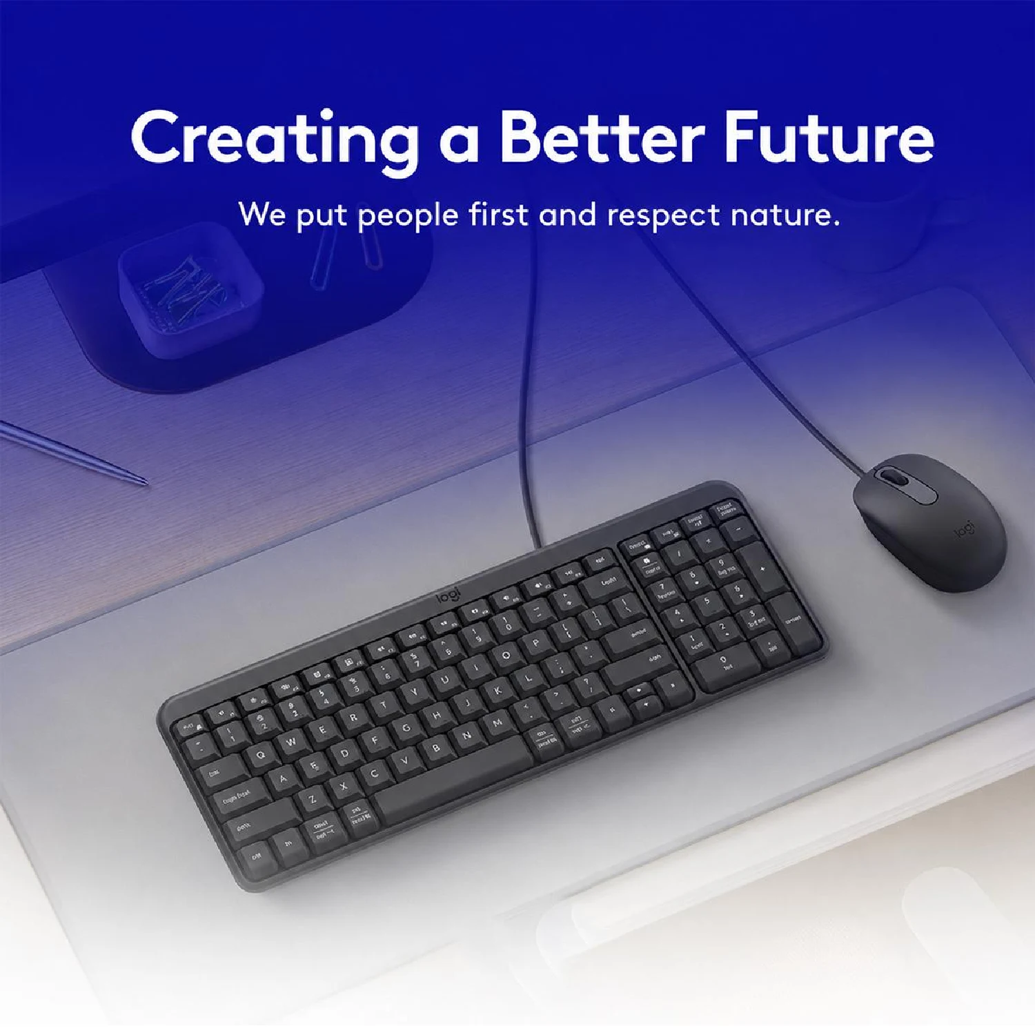 Logitech Wired Keyboard & Mouse Combo MK106 Black / Компьютерын Гар , Хулгана / - зураг 2