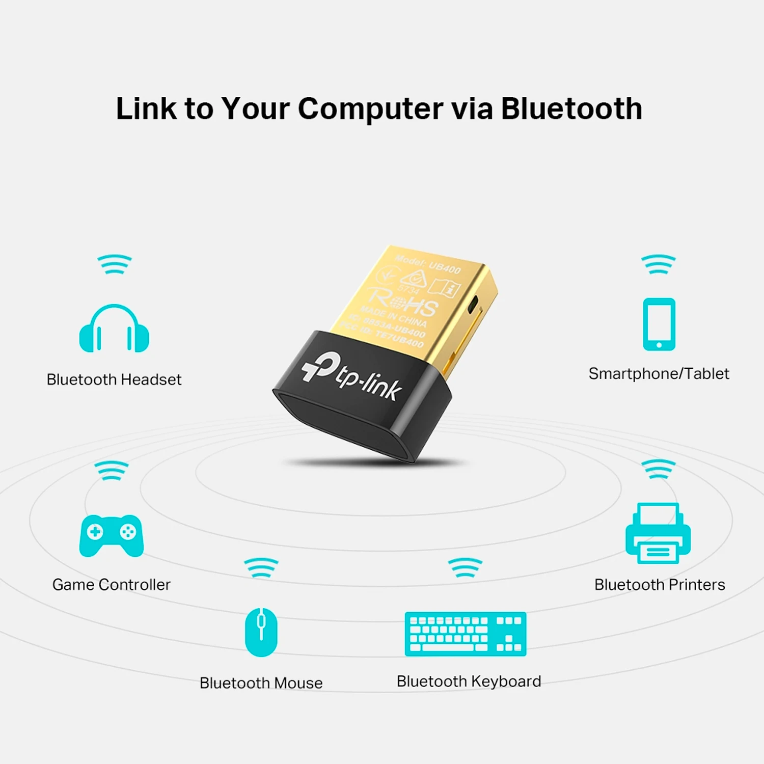 TP-Link UB400 Bluetooth 4.0 Nano USB Adapter - зураг 4
